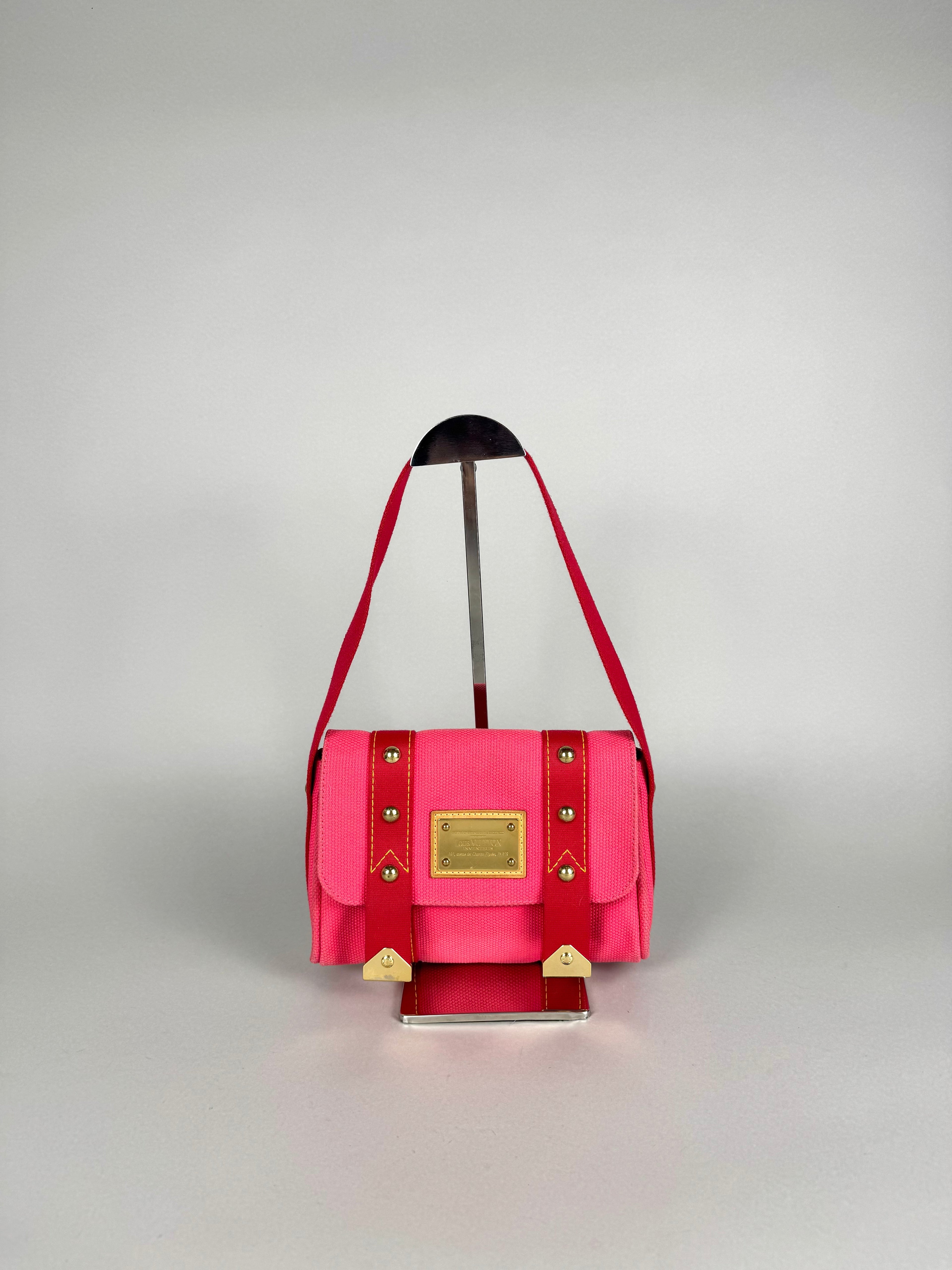 Louis Vuitton Pink Antigua Sac Rabat