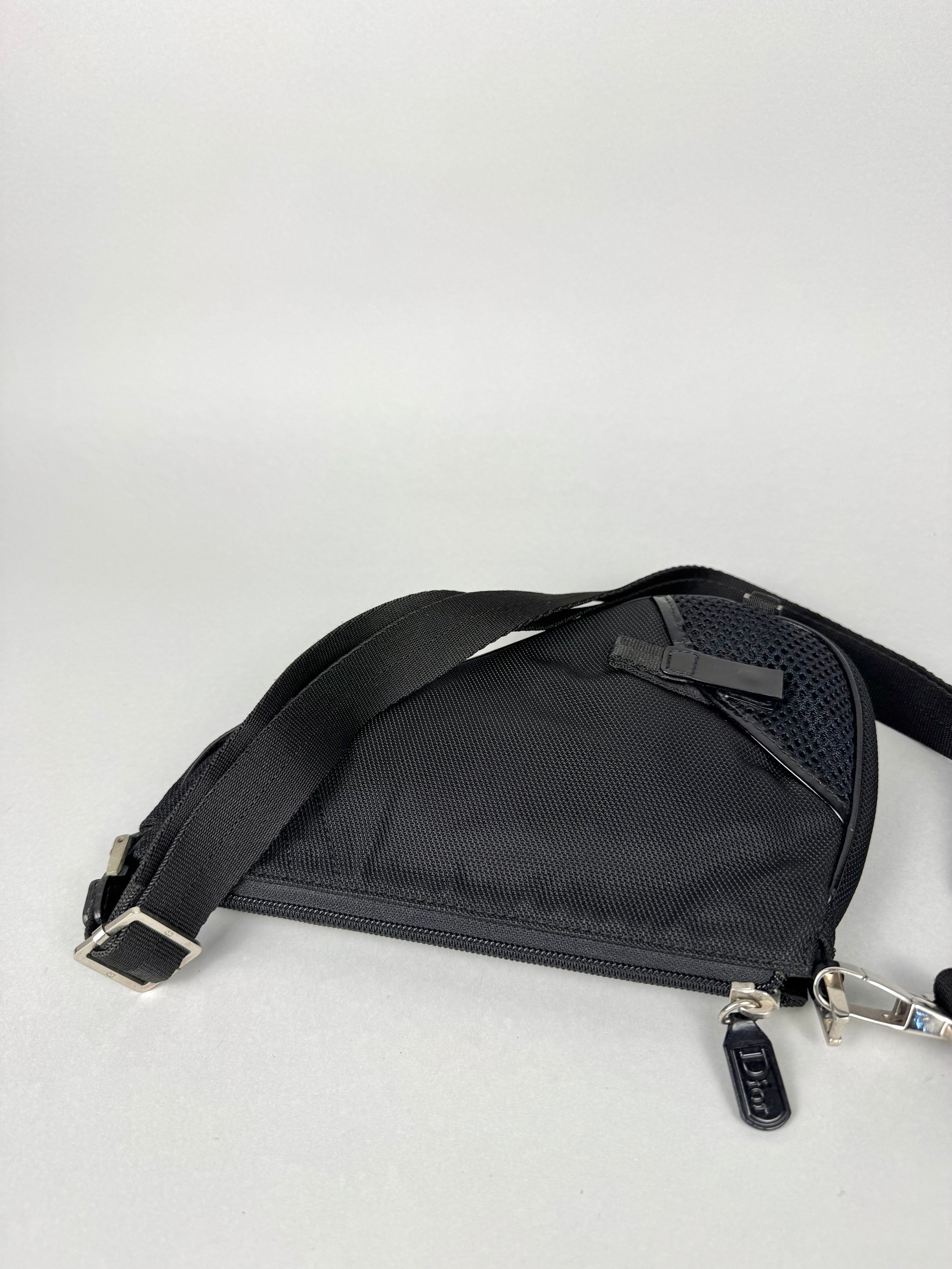 Christian Dior Mini Saddle Black Crossbody
