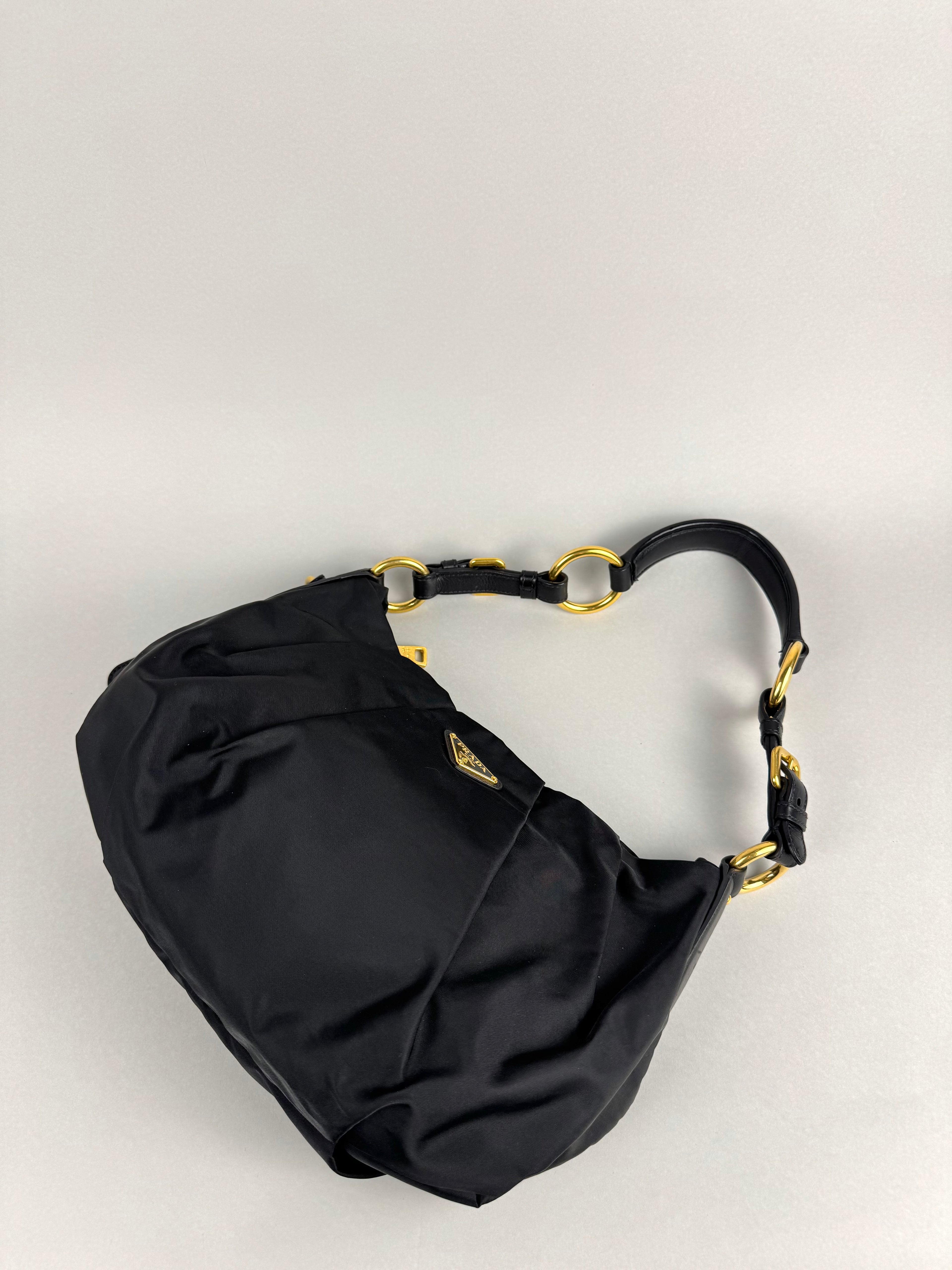 Prada Nylon and Leather Shoulder