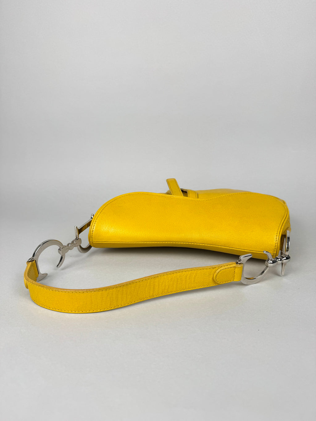 Christian Dior Saddle Yellow Leather