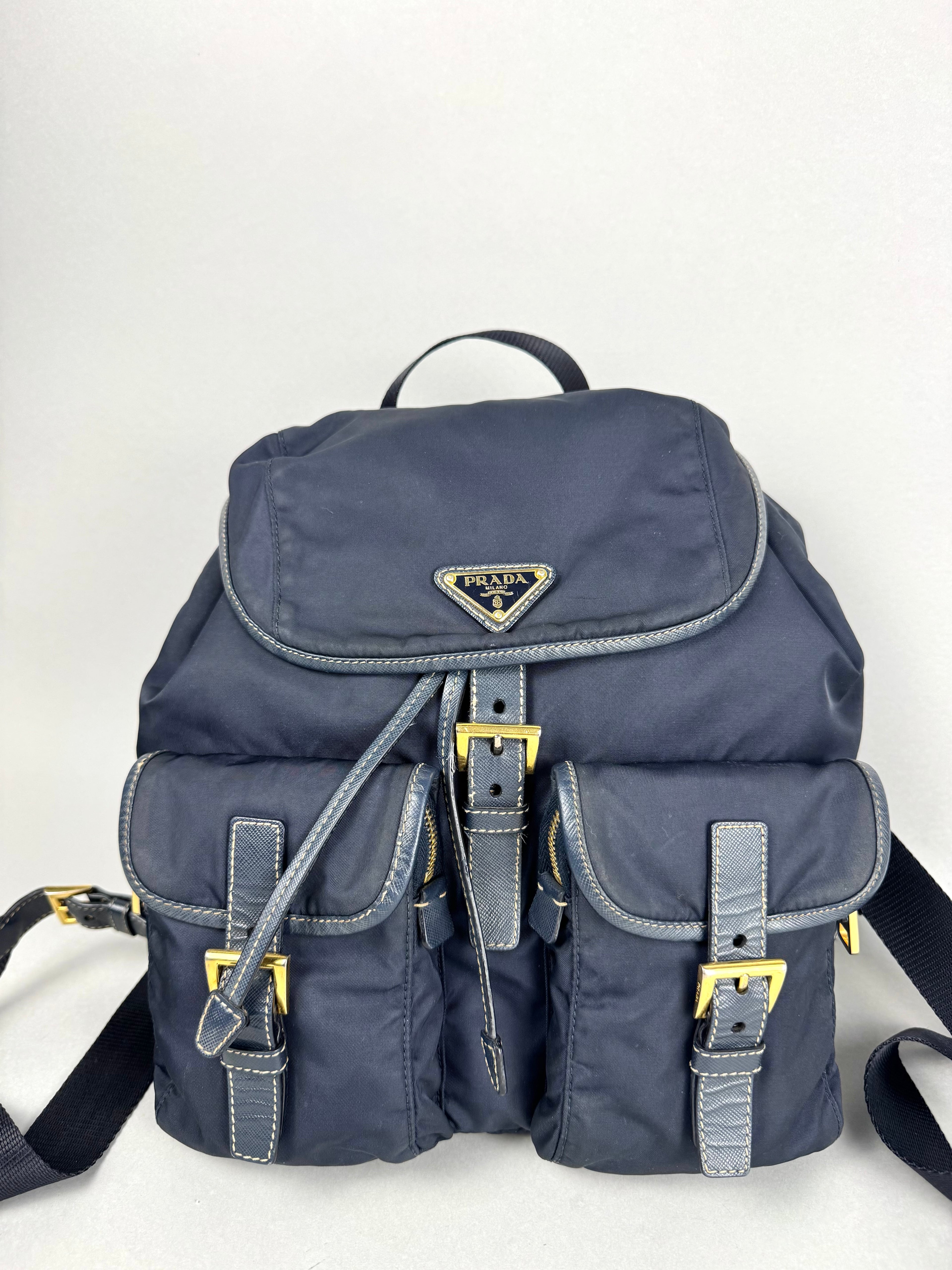 Prada Backpack Nylon Navy