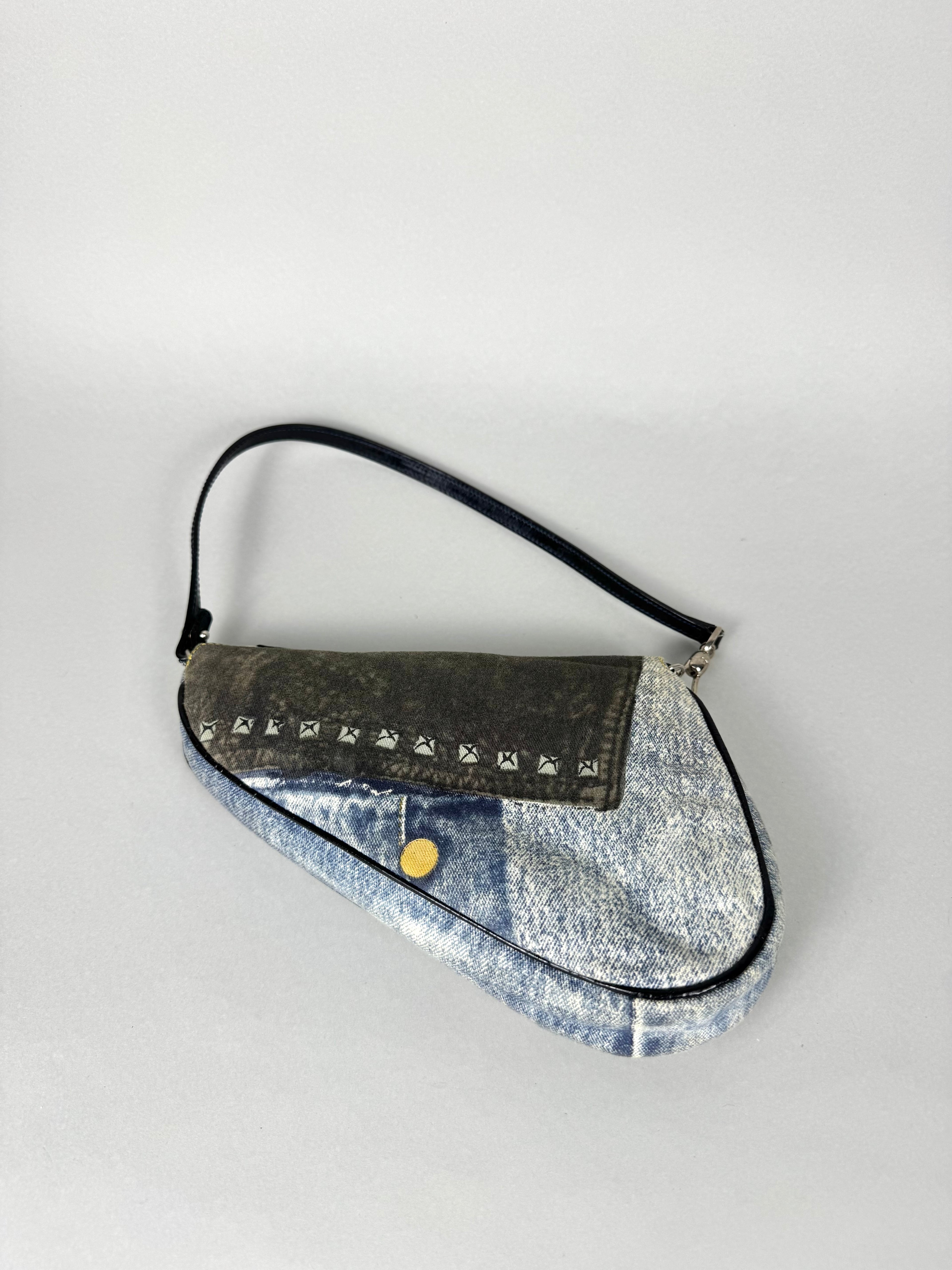 Christian Dior Mini Saddle Denim