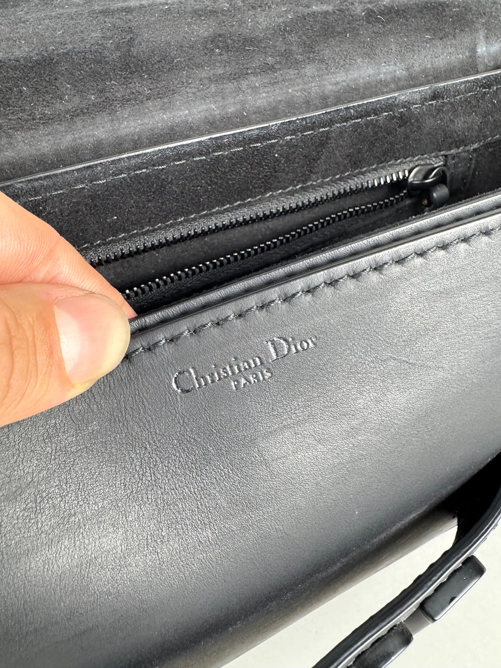Christian Dio(r)evolution Black Ultramatte Calfskin Leather Flap Bag