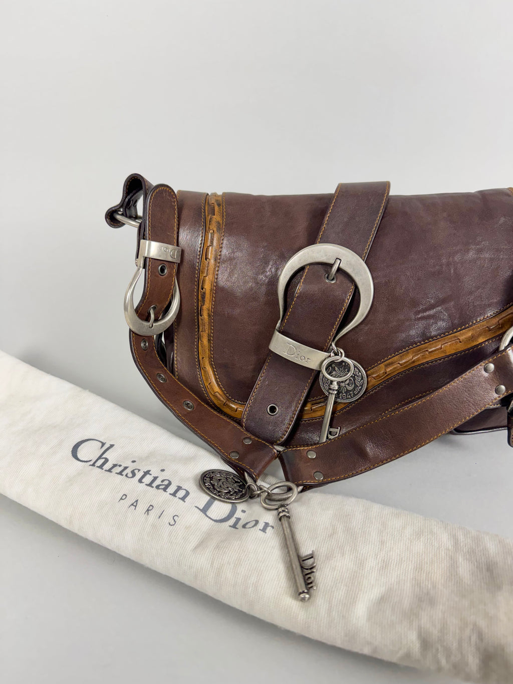 Christian Dior Gaucho Leather