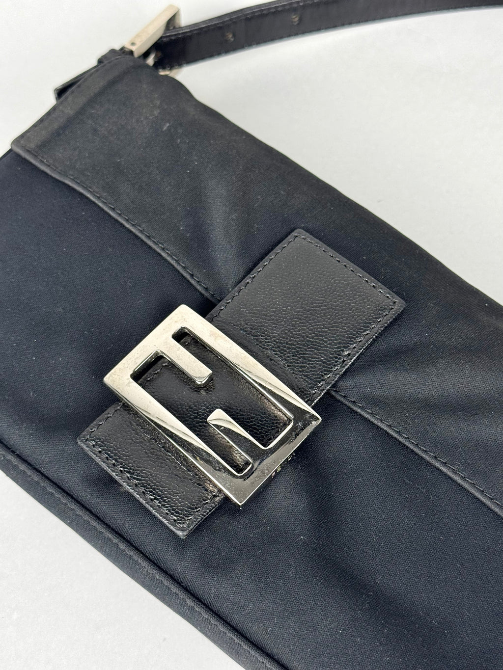 Fendi Baguette Nylon Black
