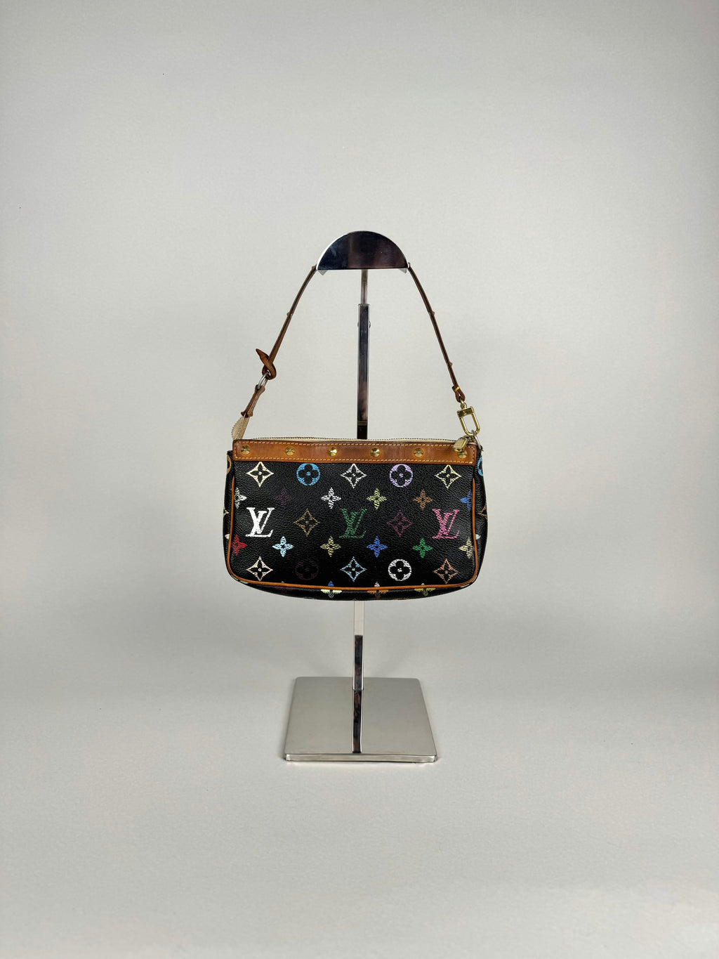 Louis Vuitton Pochette Multicolor Black Monogram