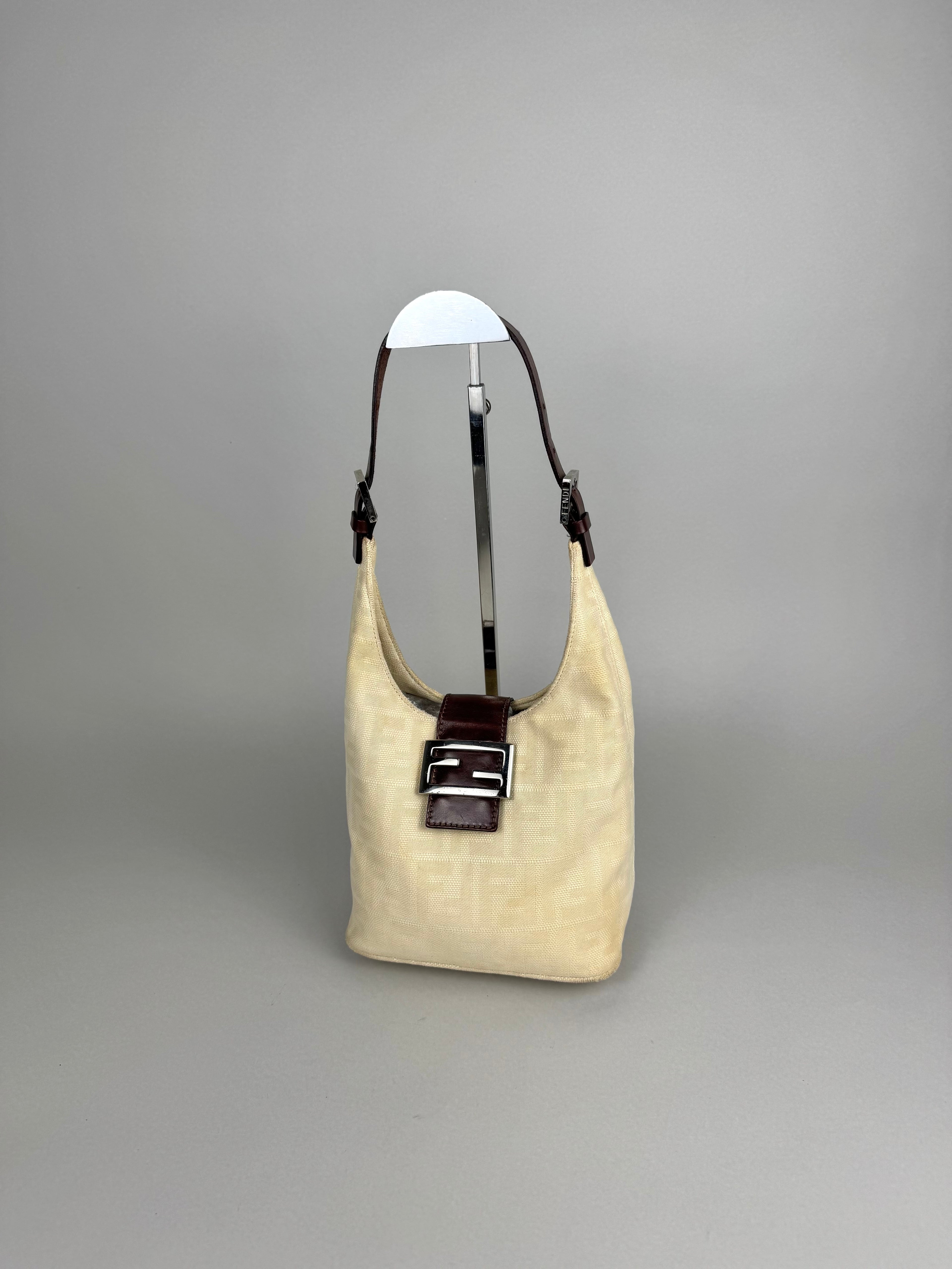 Fendi Monogram Bucket Beige