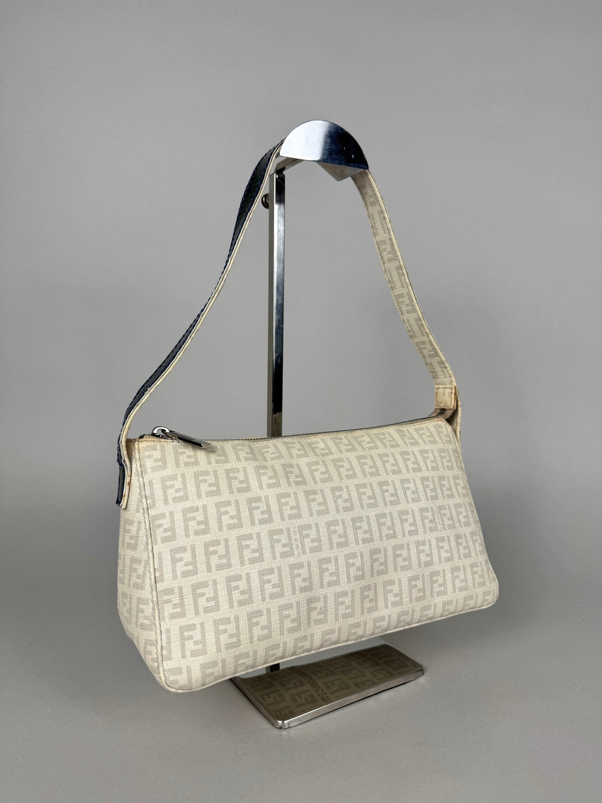 Fendi Monogram White Pochette