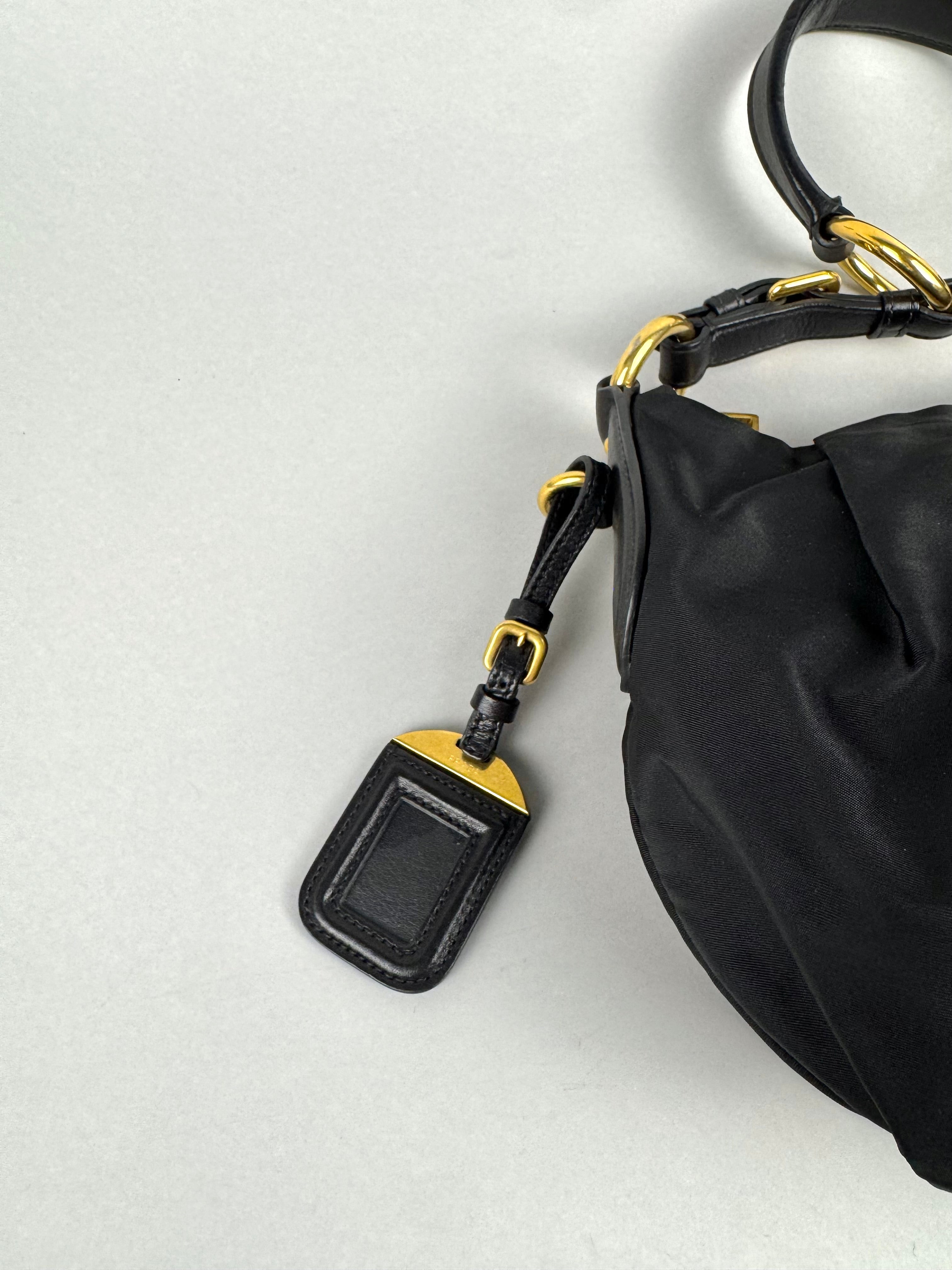 Prada Nylon and Leather Shoulder