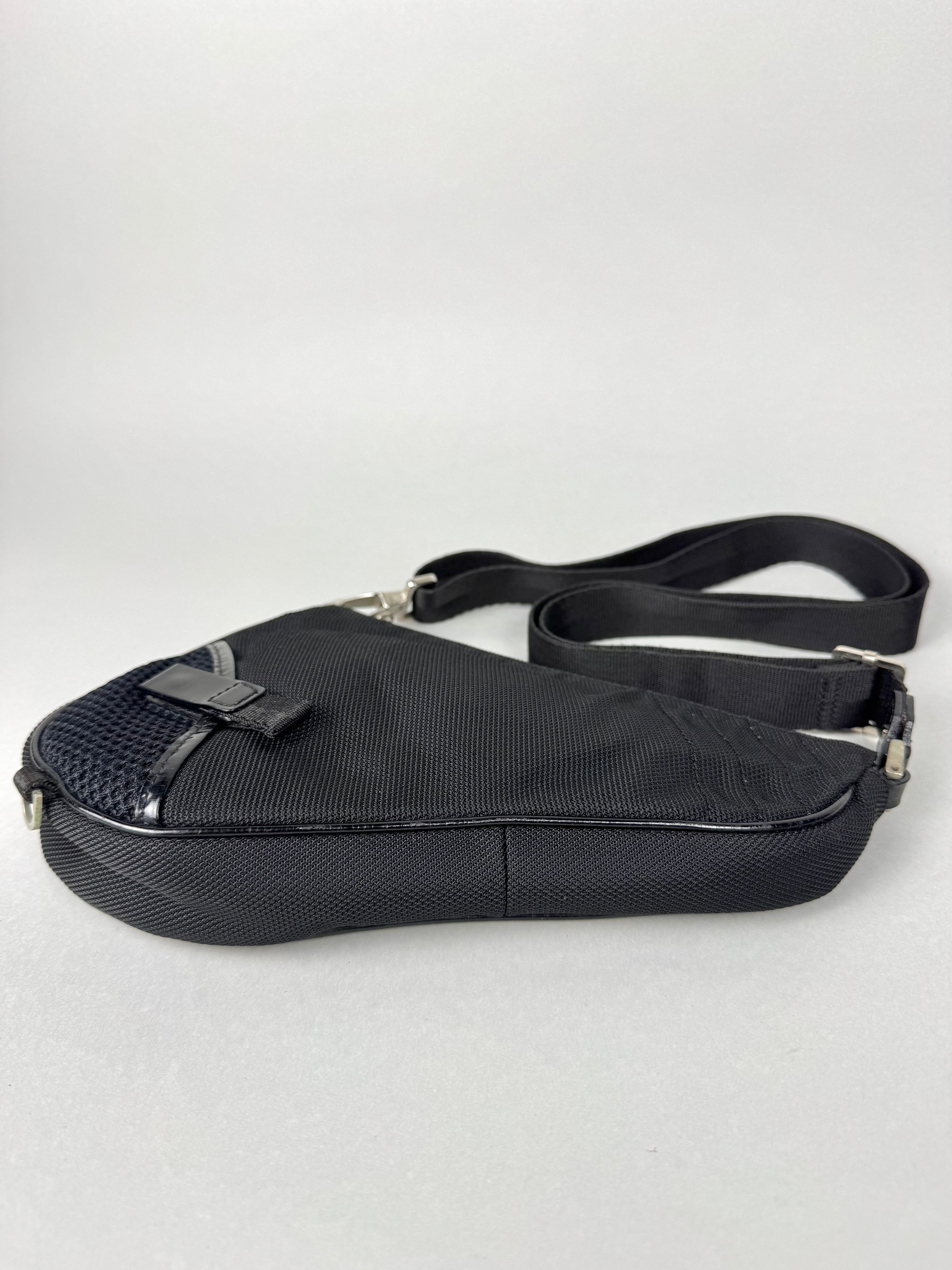 Christian Dior Mini Saddle Black Crossbody