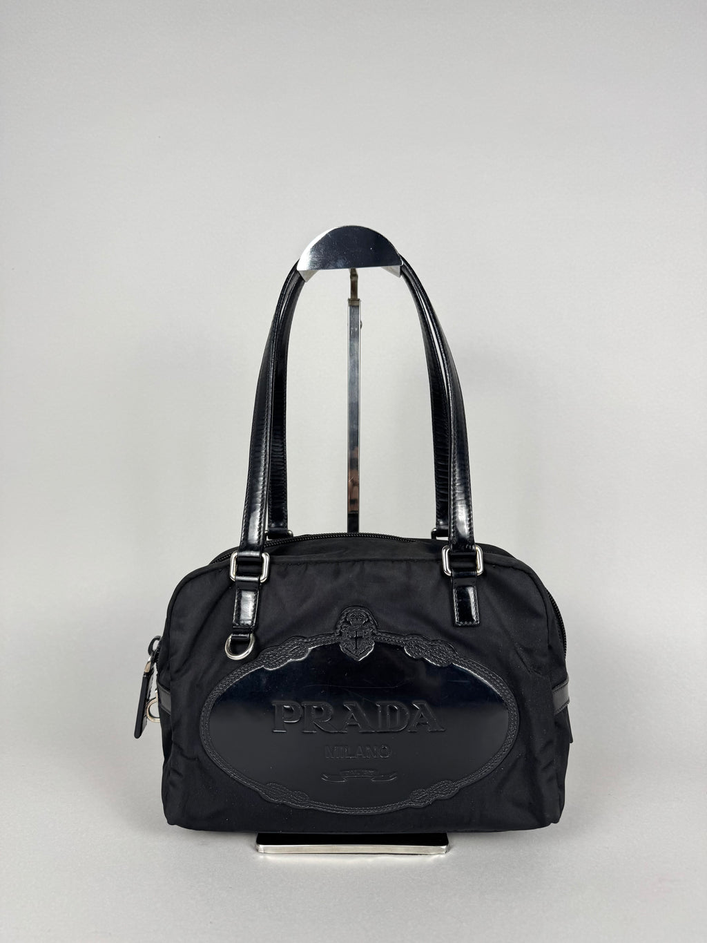 Prada Tessuto Black Nylon Shoulder