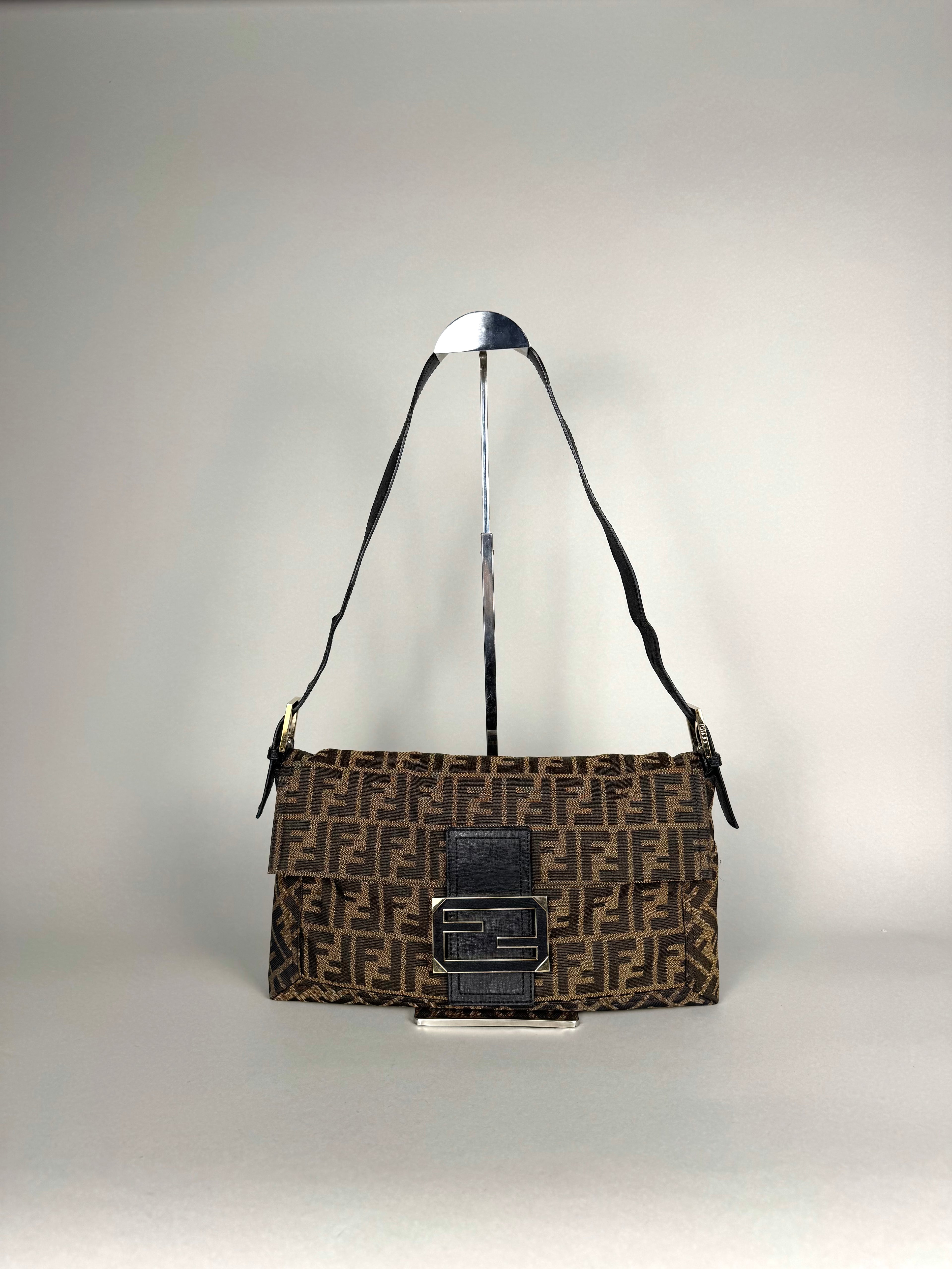 Fendi Maxi Monogram Zucca Baguette