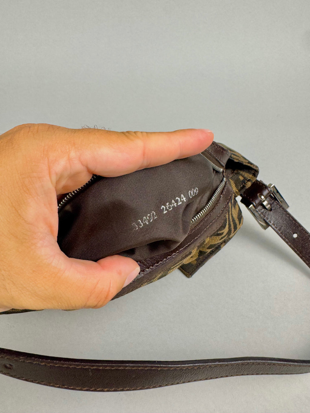 Fendi Baguette Monogram Zucca