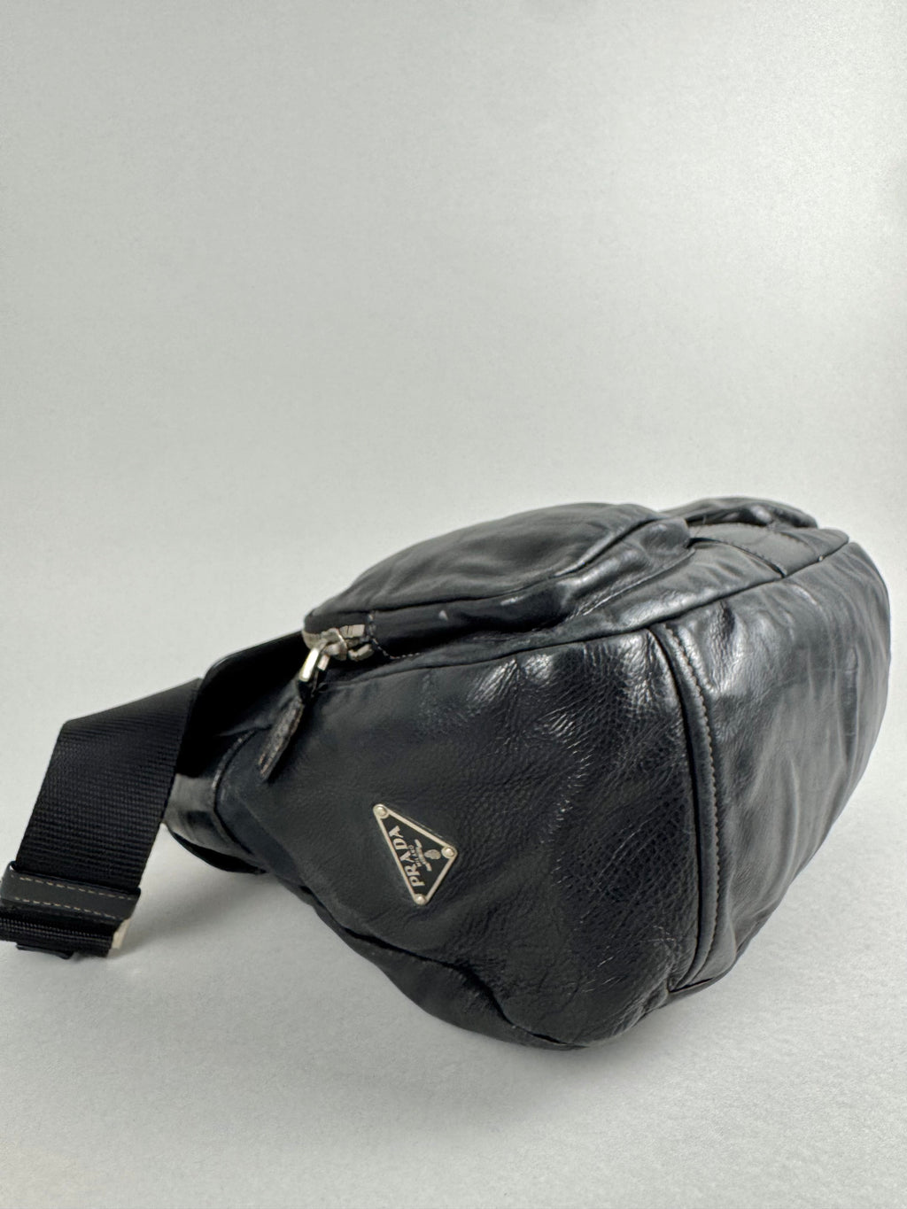 Prada Black Leather Shoulder