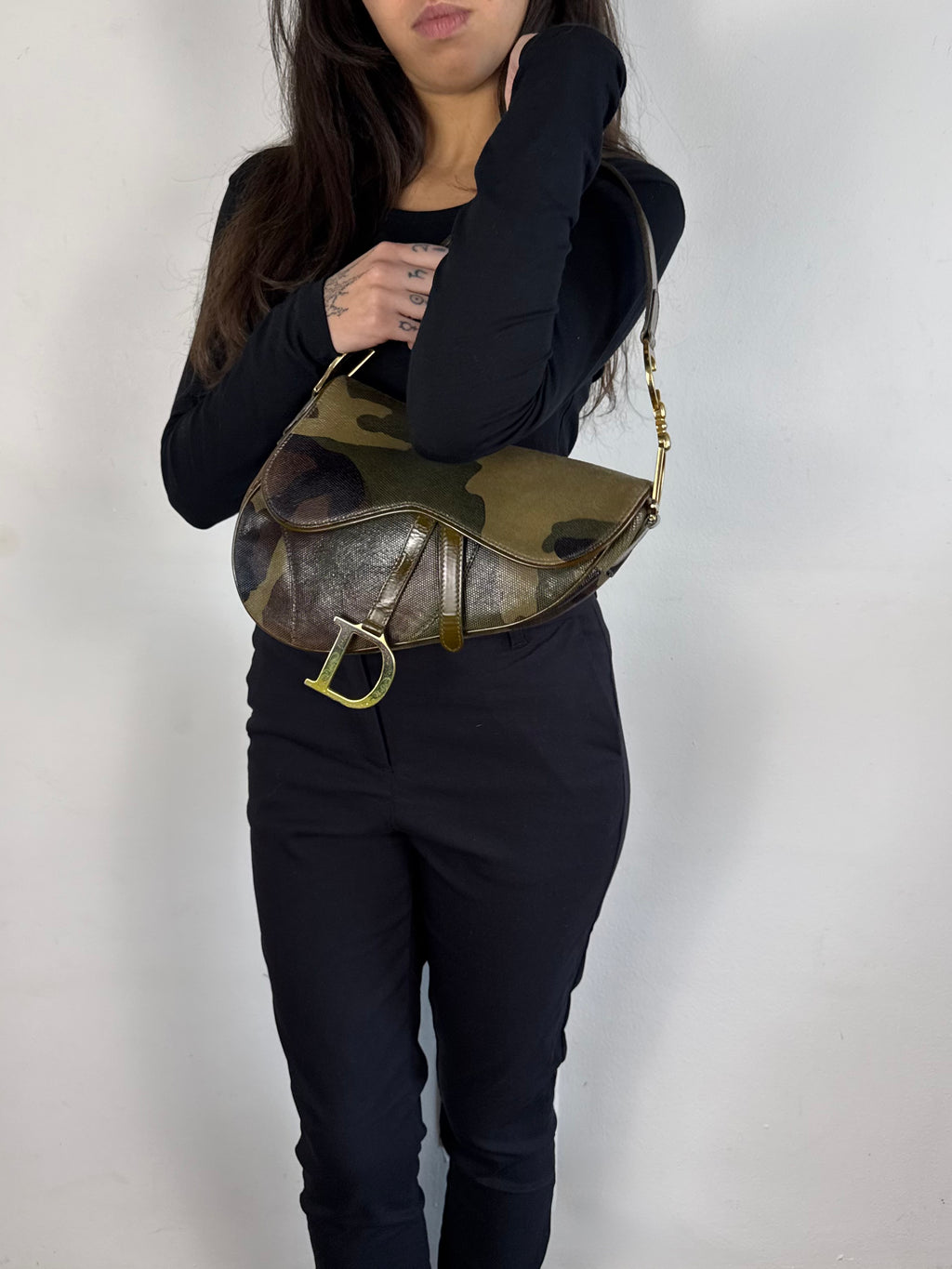 Christian Dior Saddle Camouflage