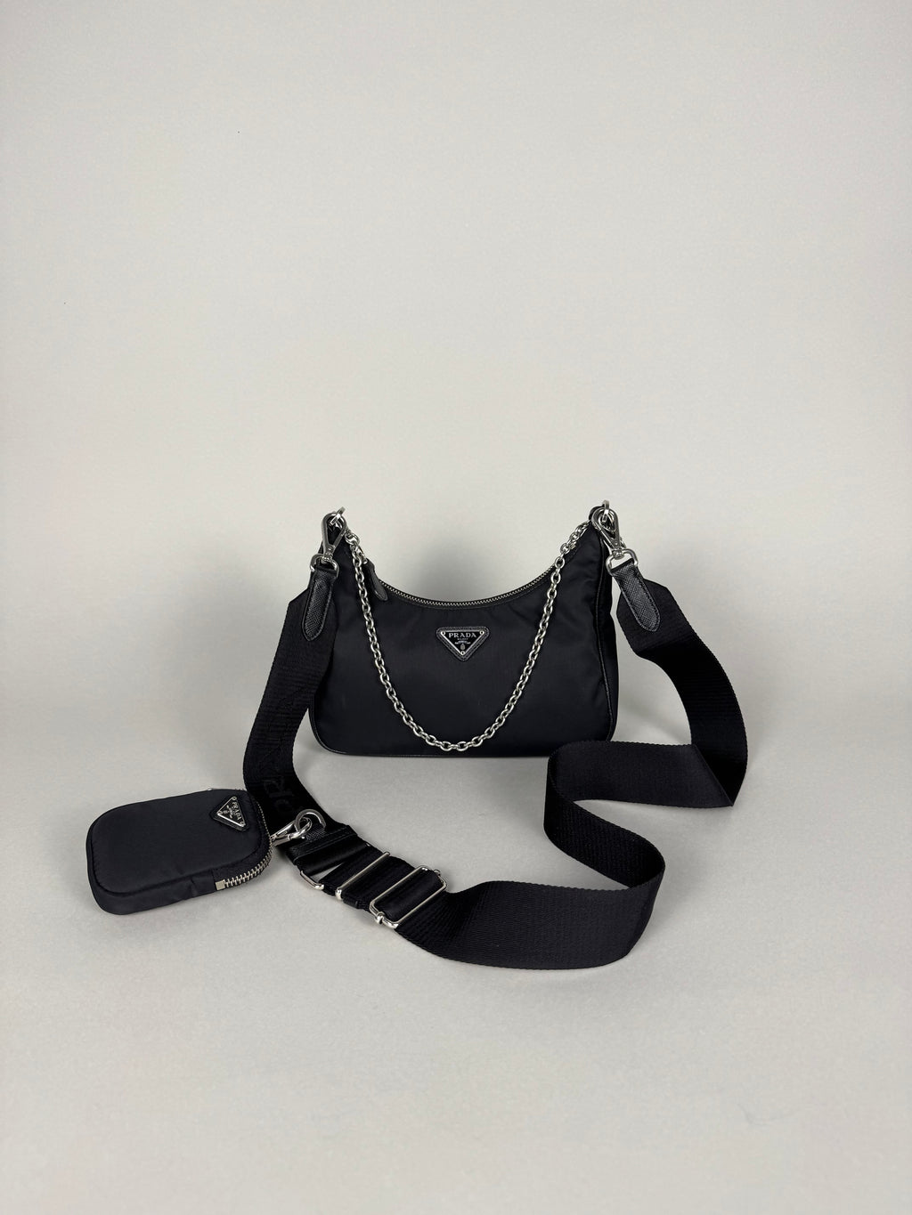 Prada Black Nylon Re-Edition 2005
