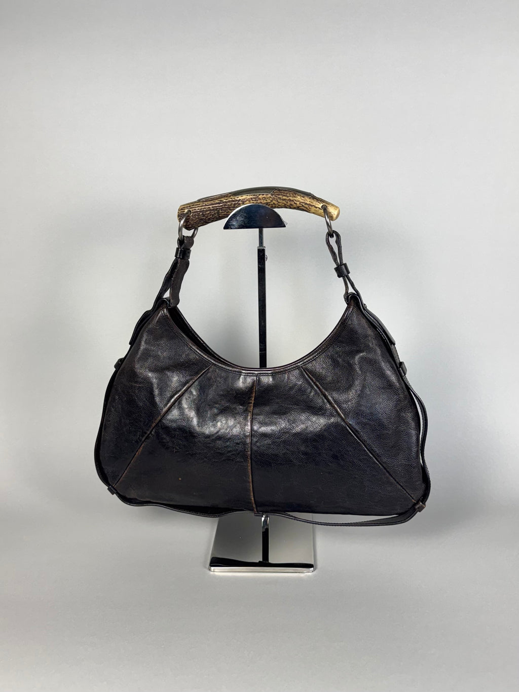 Yves Saint Laurent Mombasa Leather Brown