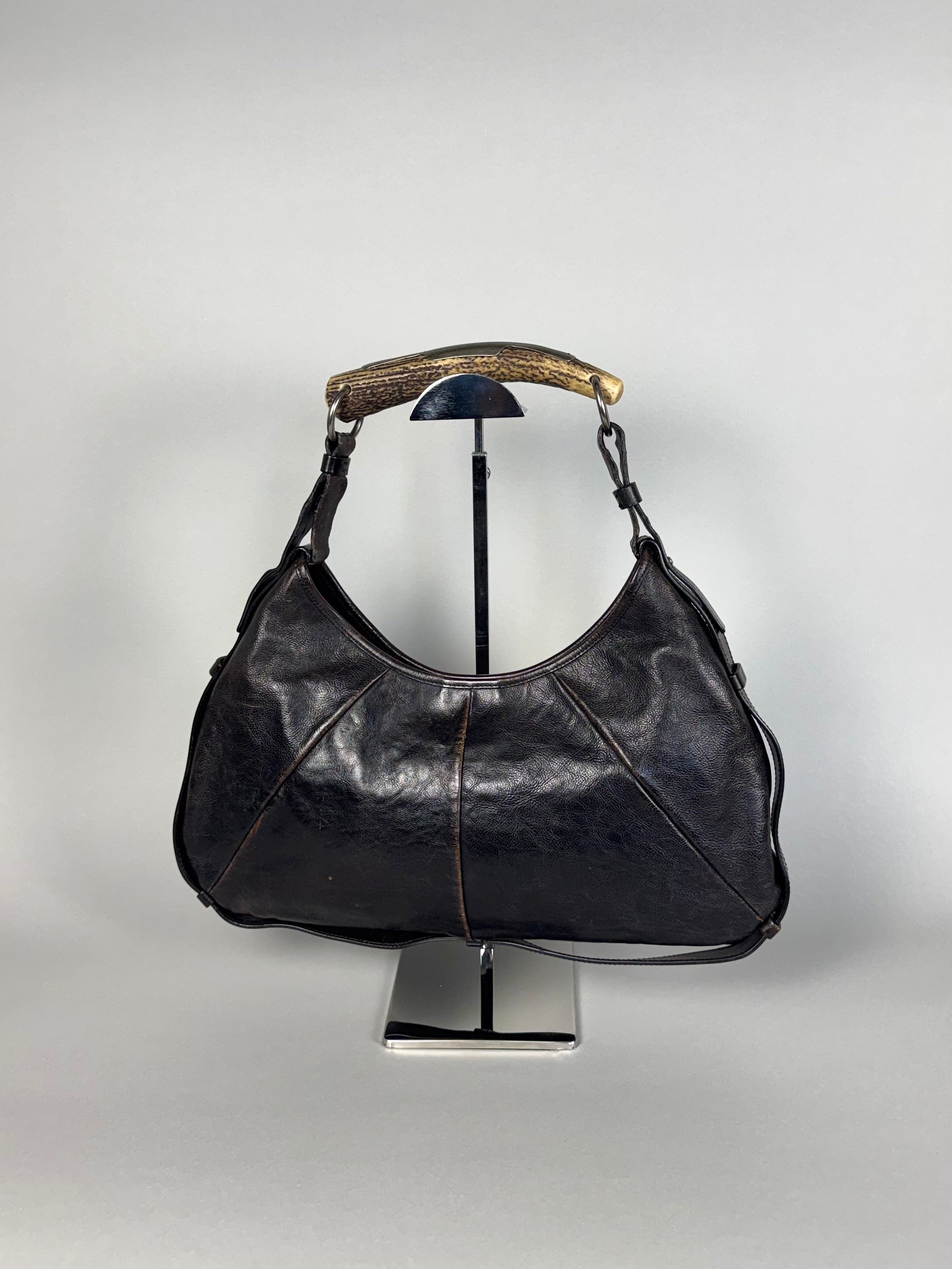 Yves Saint Laurent Mombasa Leather Brown