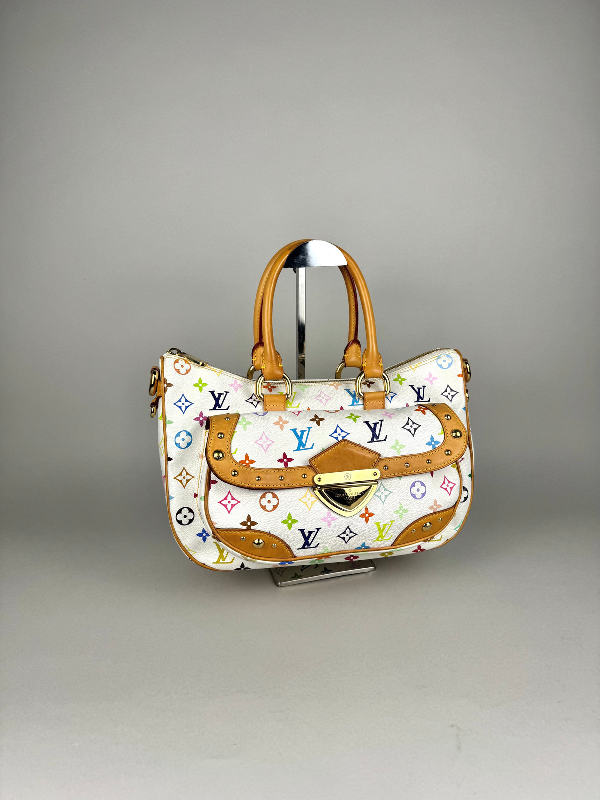 Louis Vuitton Rita Monogram Multicolor White Murakami