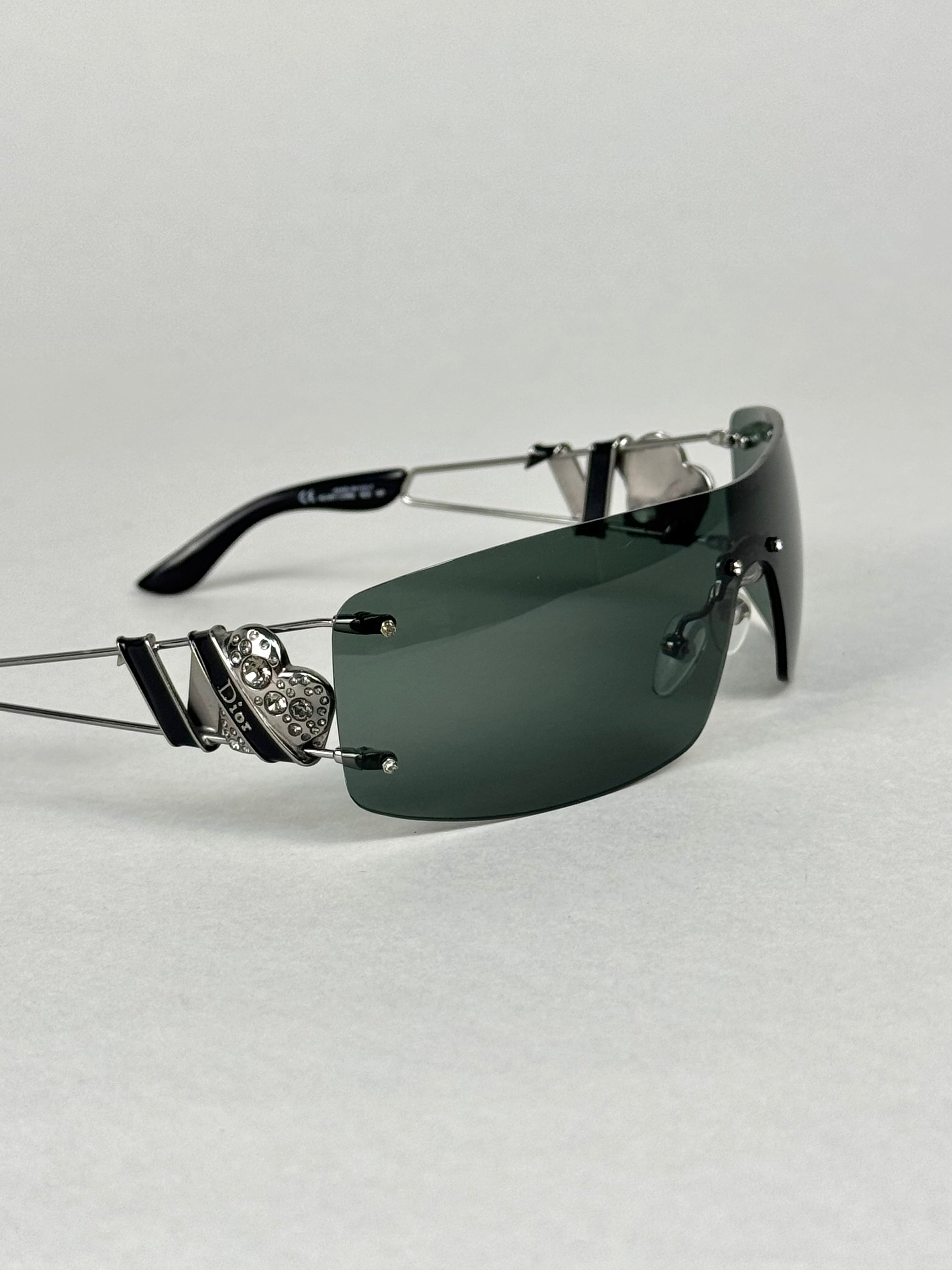 Christian Dior Crystal Heart Core Sunglasses