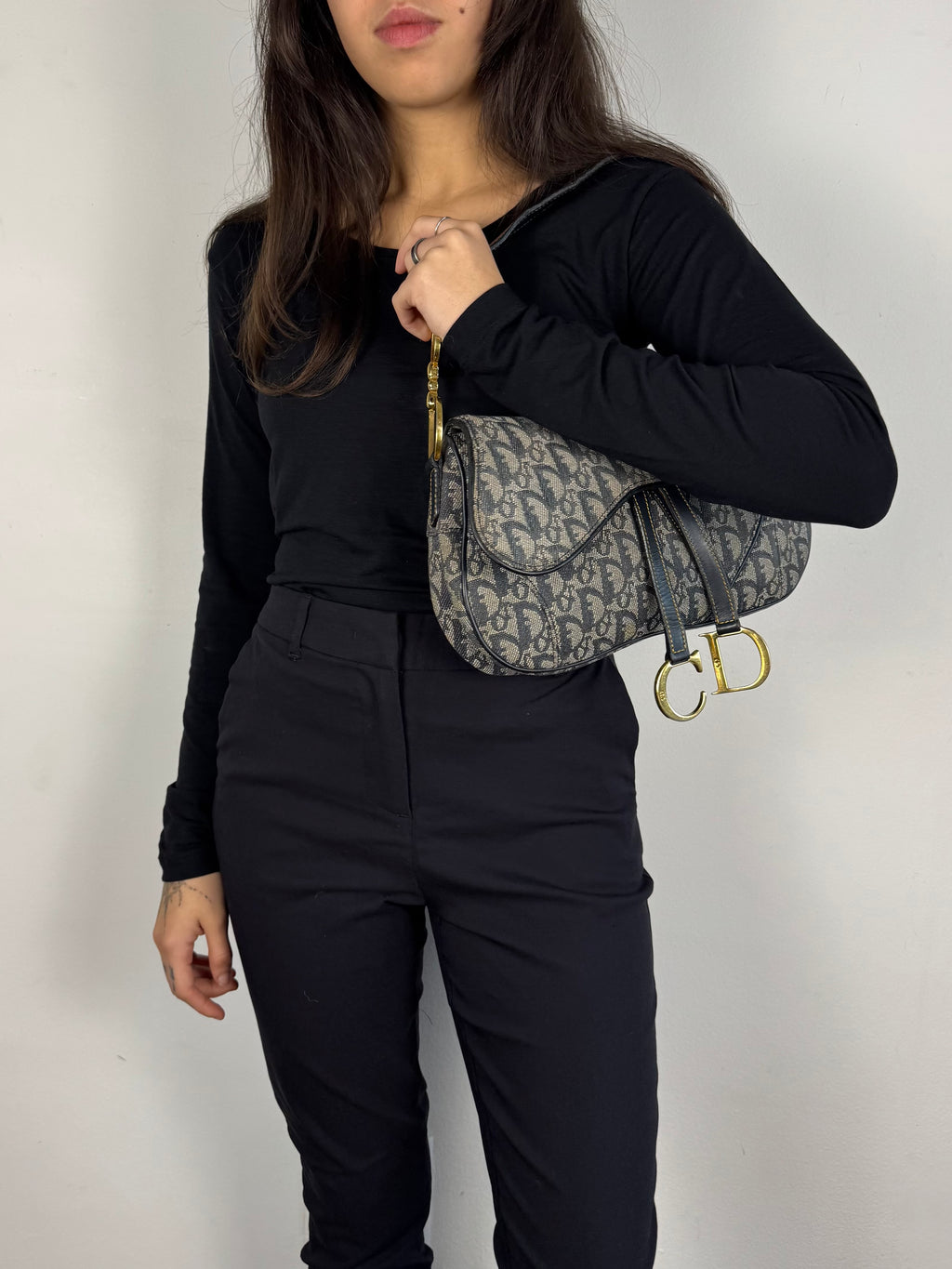 Christian Dior Double Saddle Monogram Oblique