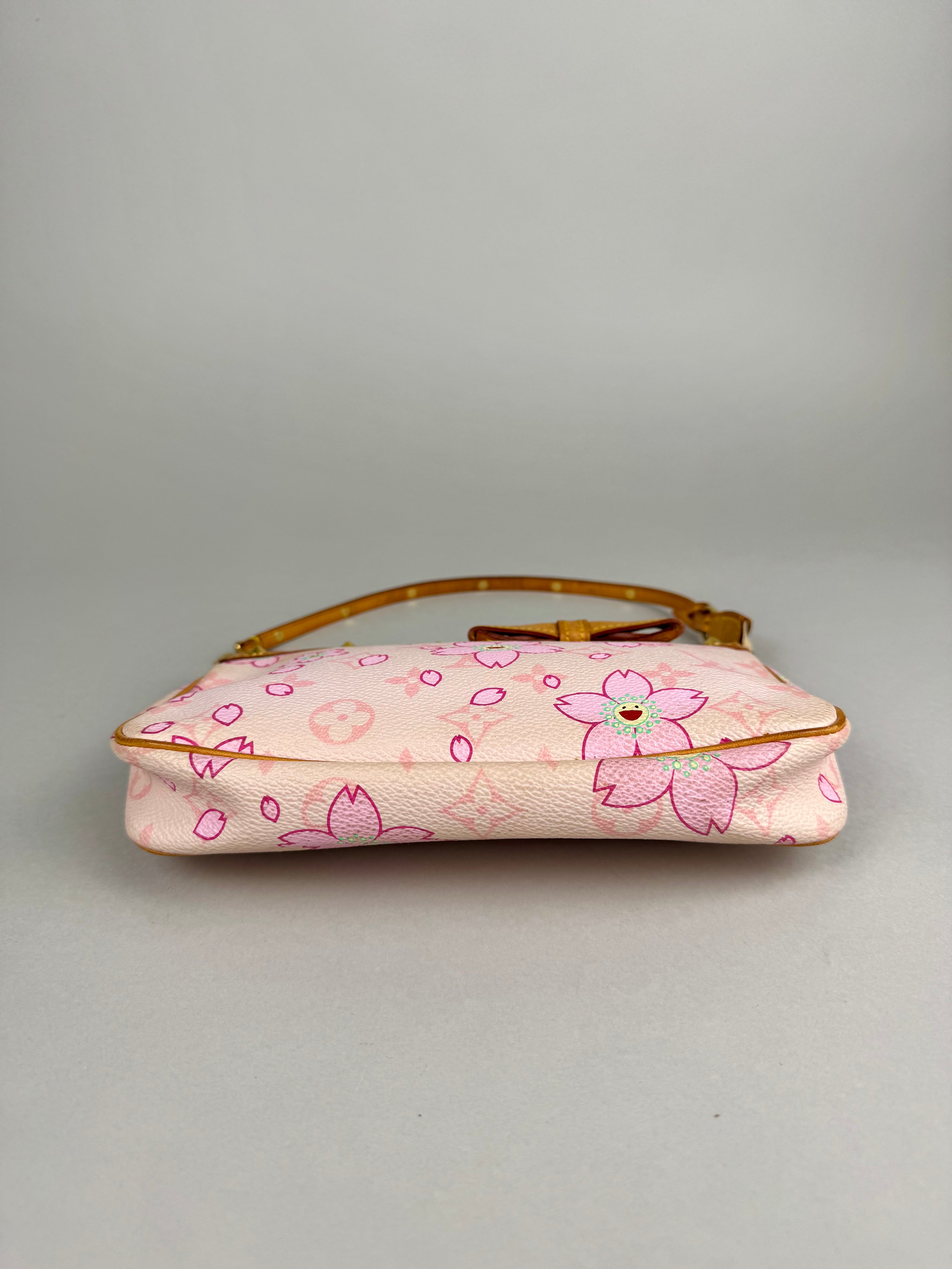 Louis Vuitton Pink Pochette Blossom Murakami