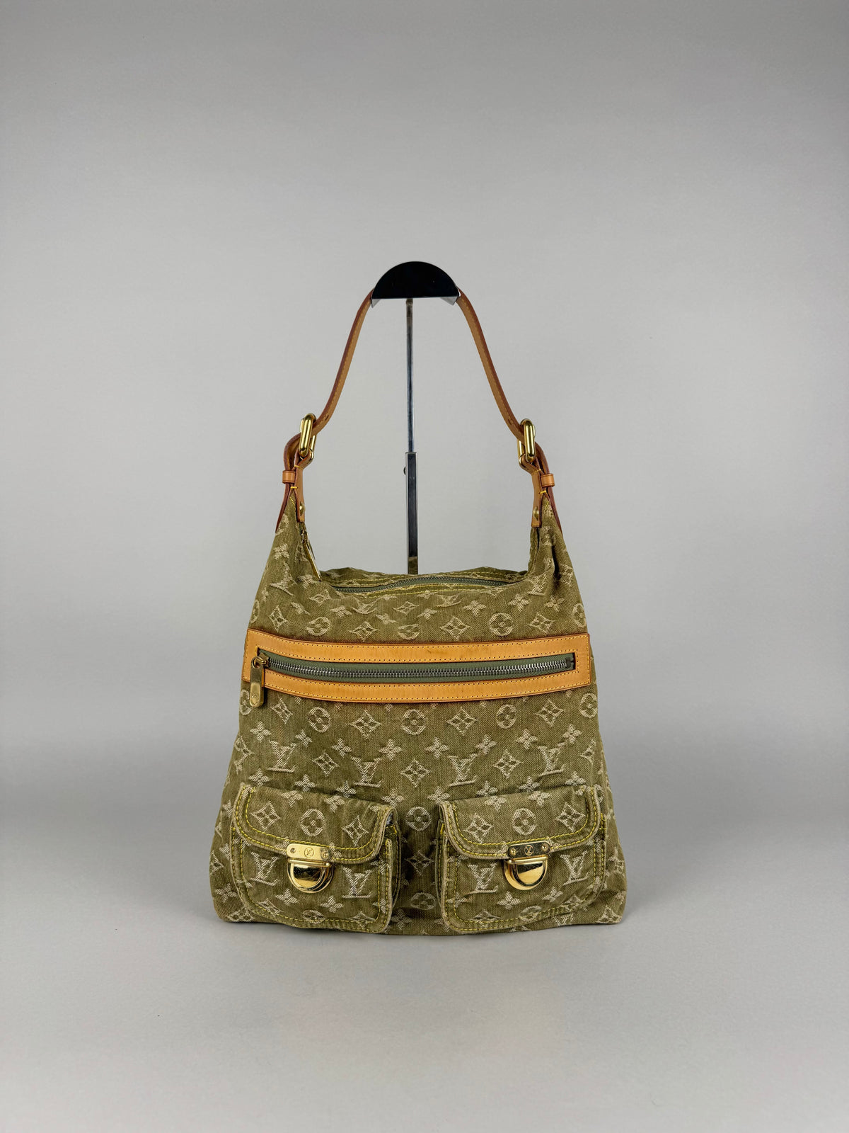 Louis Vuitton Denim Green Baggy GM