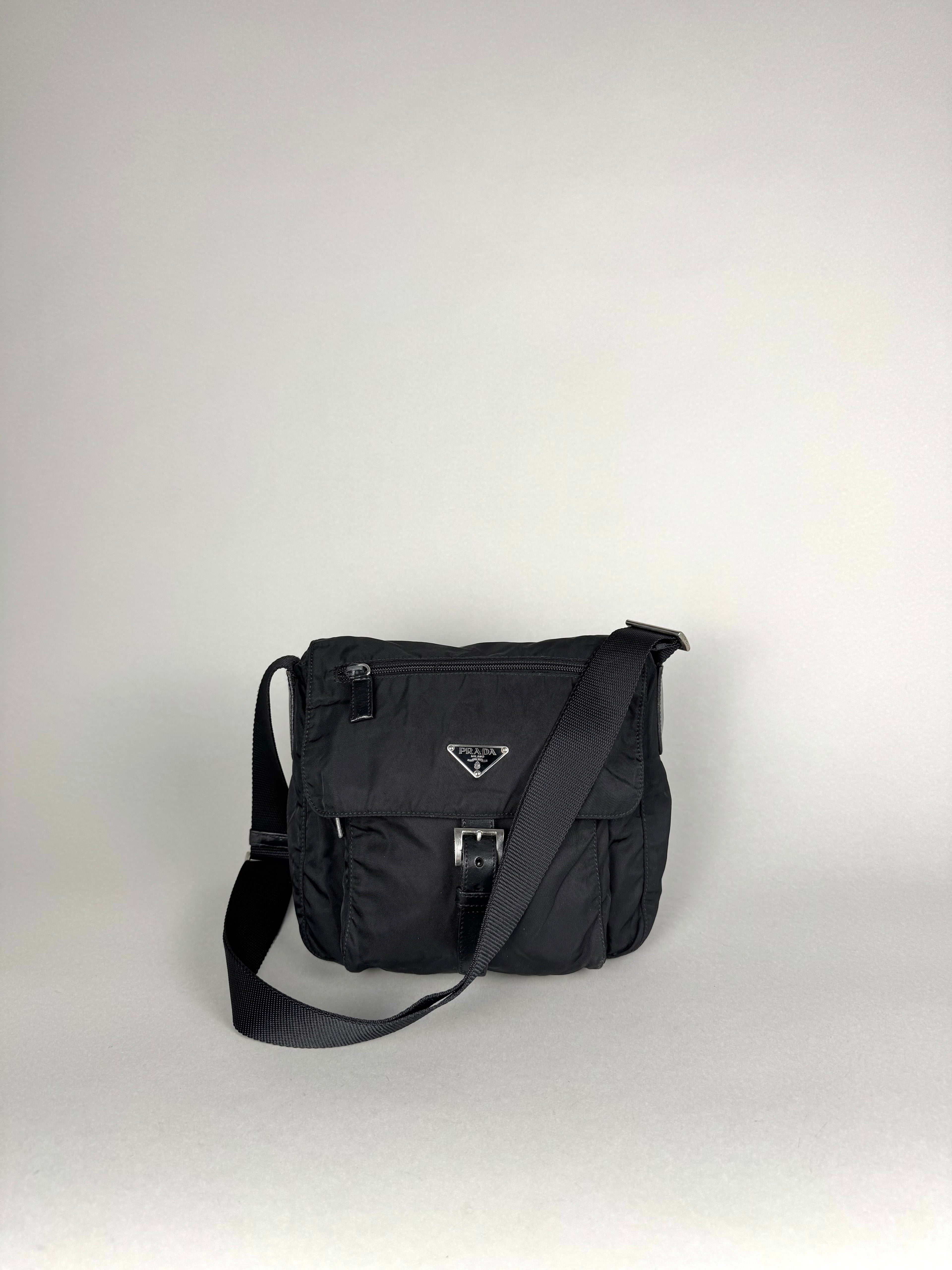 Prada Vela Nylon Black
