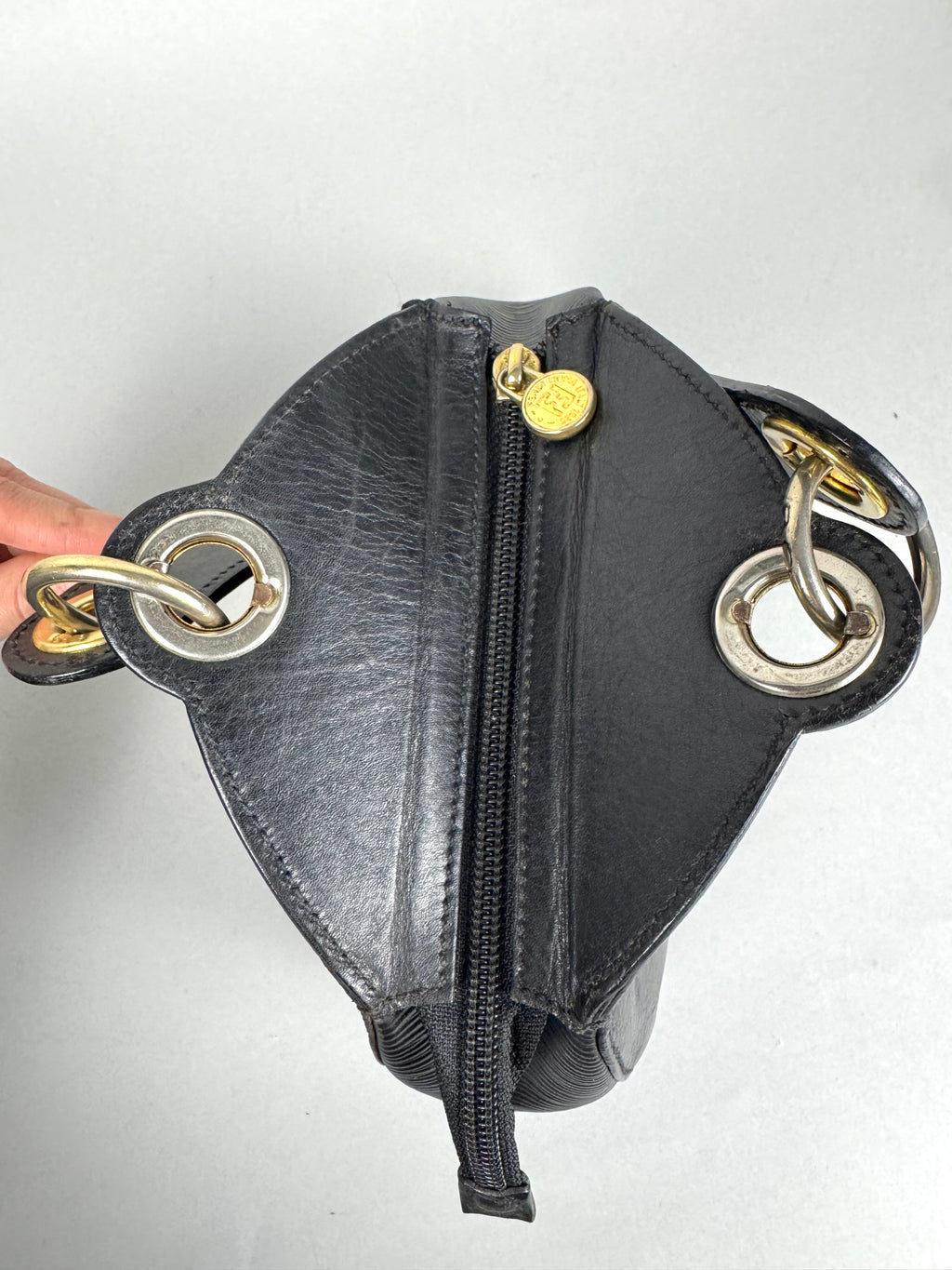 Fendi Janus Leather Black