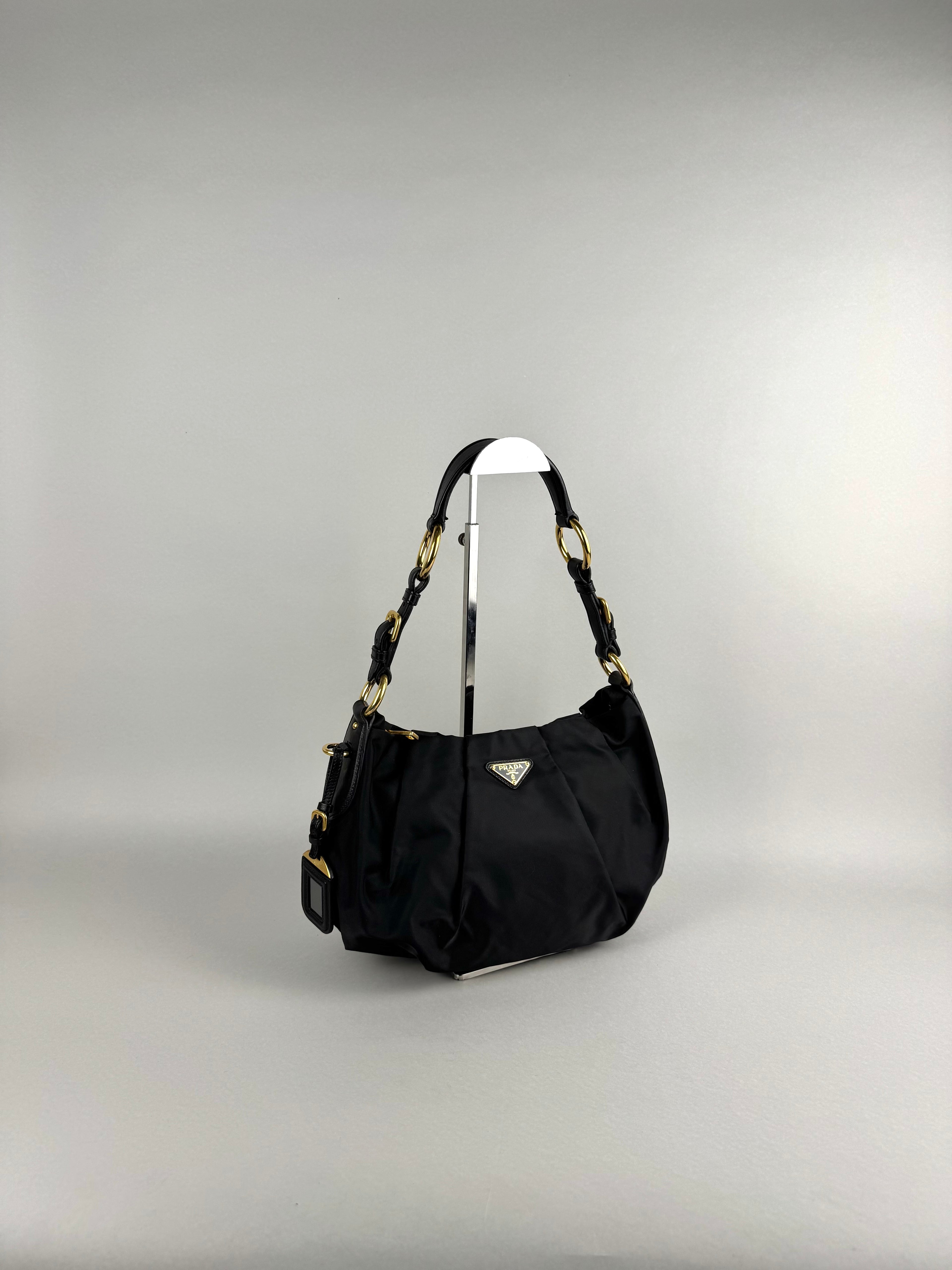 Prada Nylon and Leather Shoulder