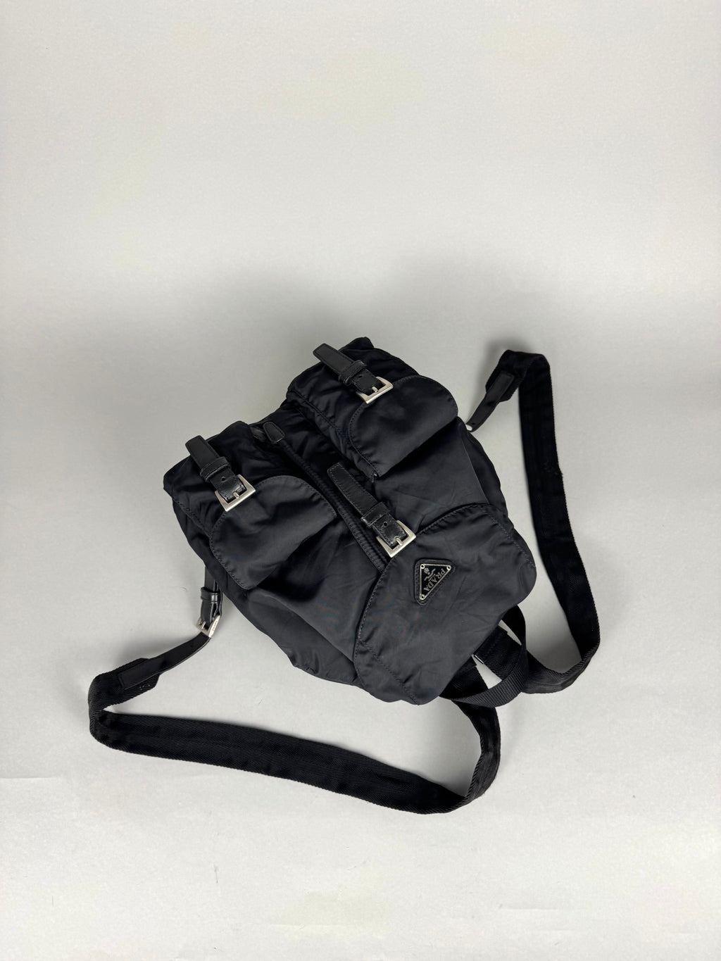 Prada Nylon Black Backpack Small