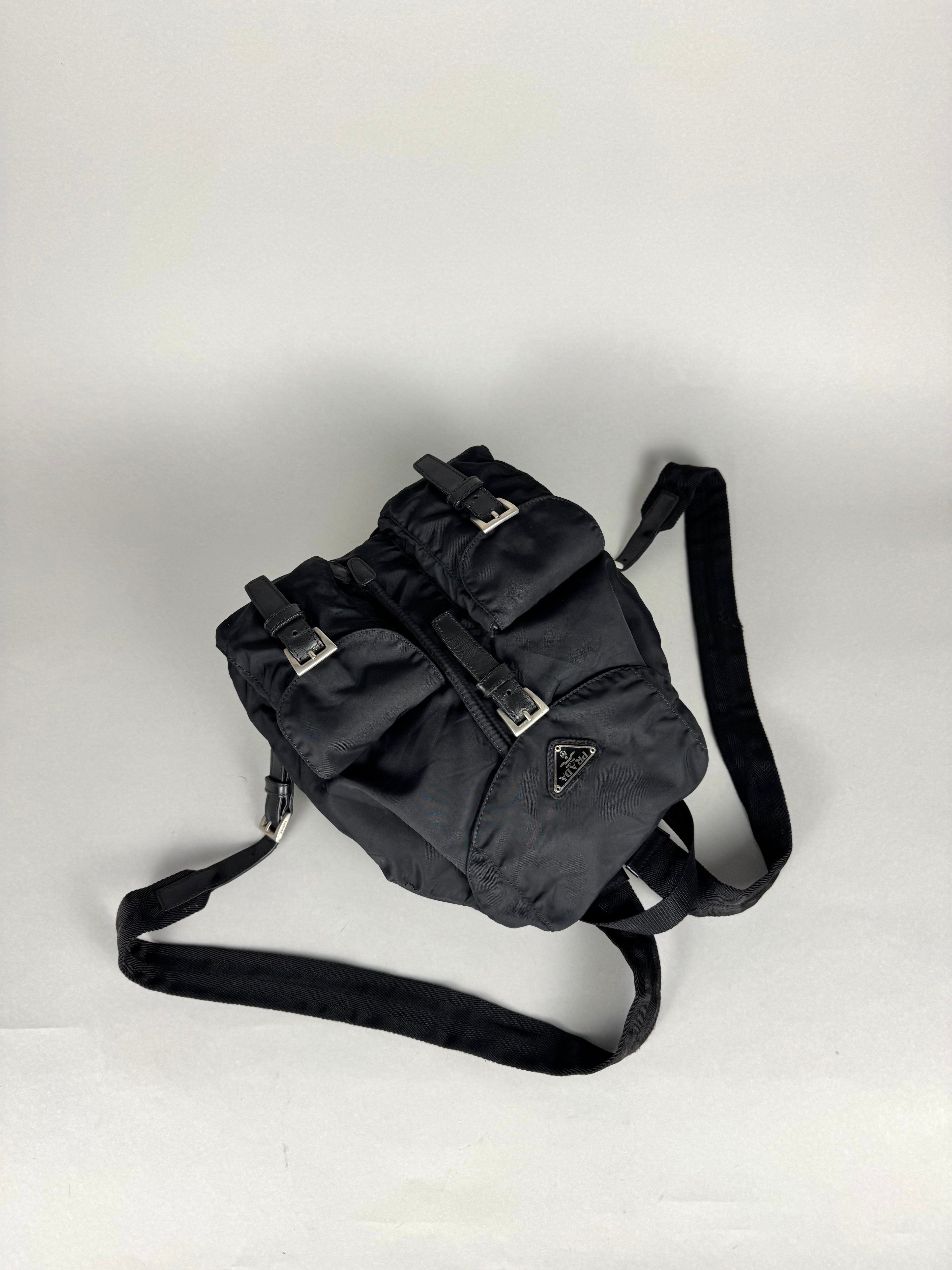 Prada Nylon Black Backpack Small