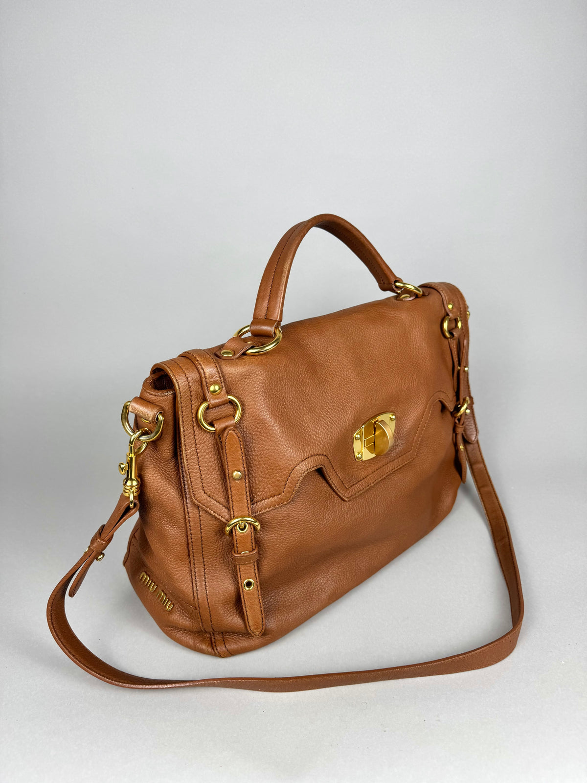 Miu Miu Paloma Top Cervo Leather
