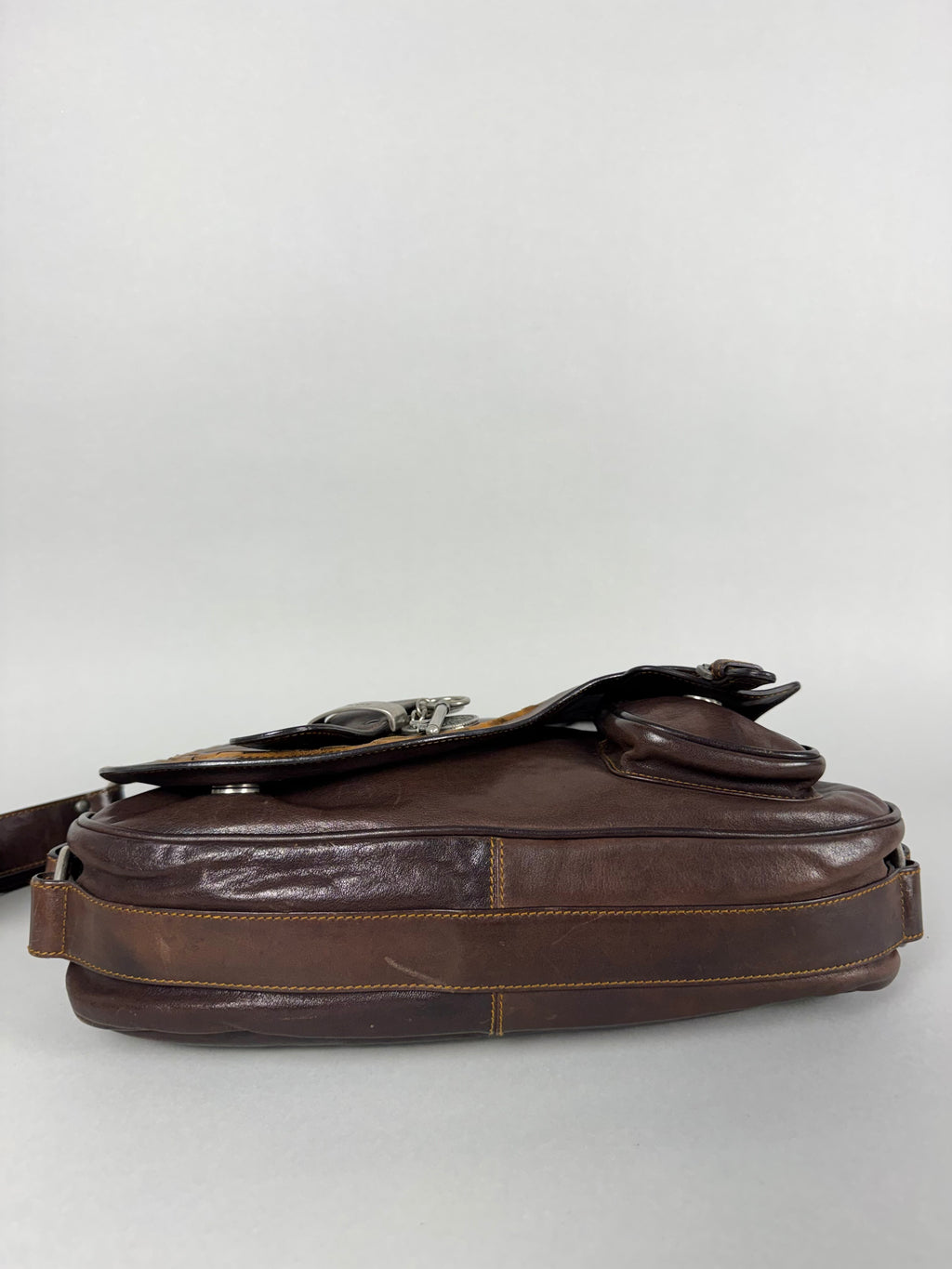 Christian Dior Gaucho Leather Brown