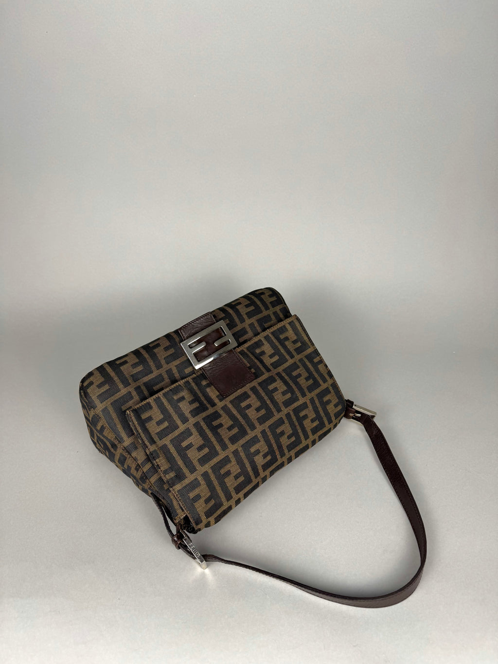 Fendi Monogram Zucca Mamma Baguette