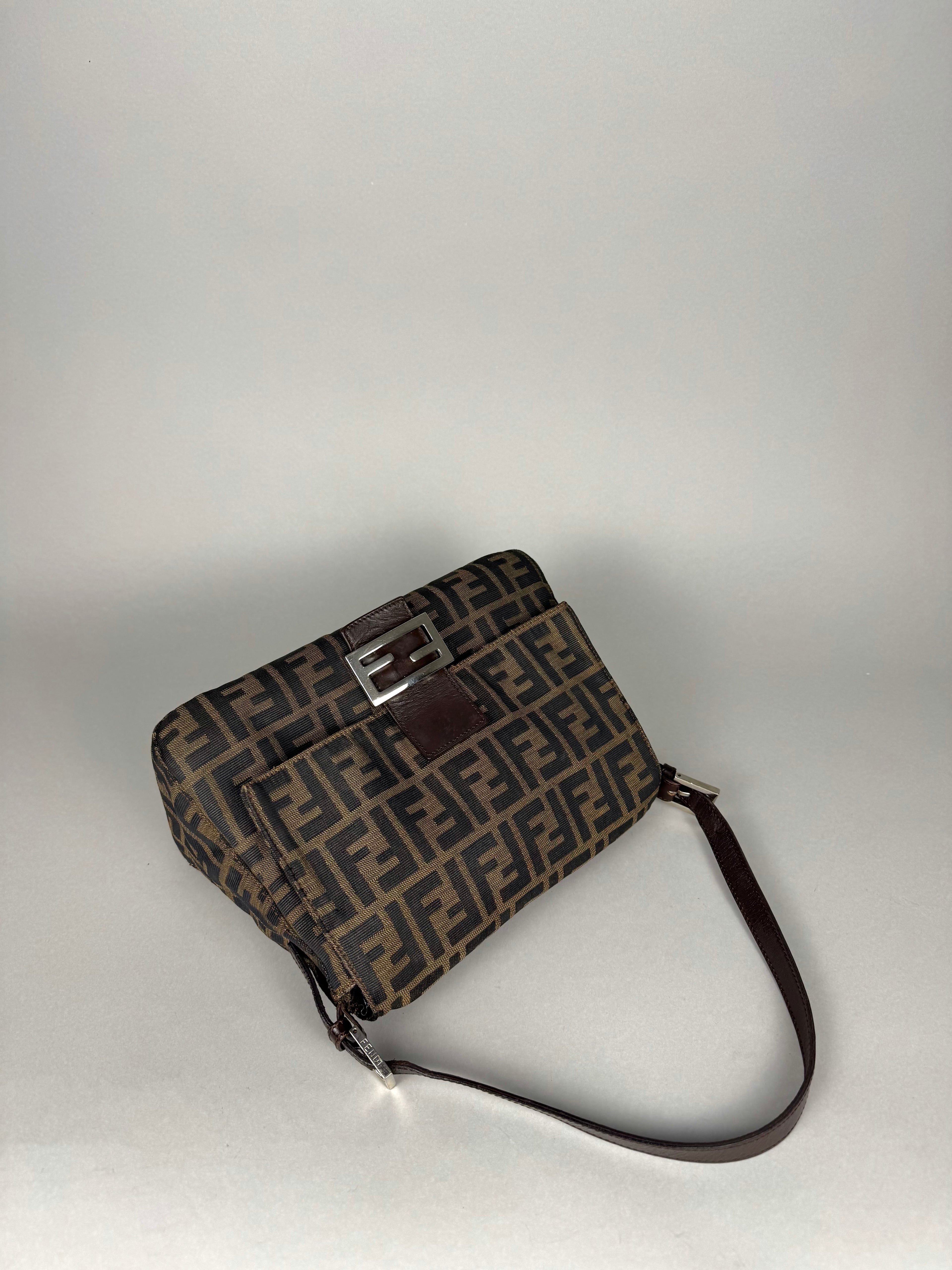 Fendi Monogram Zucca Mamma Baguette