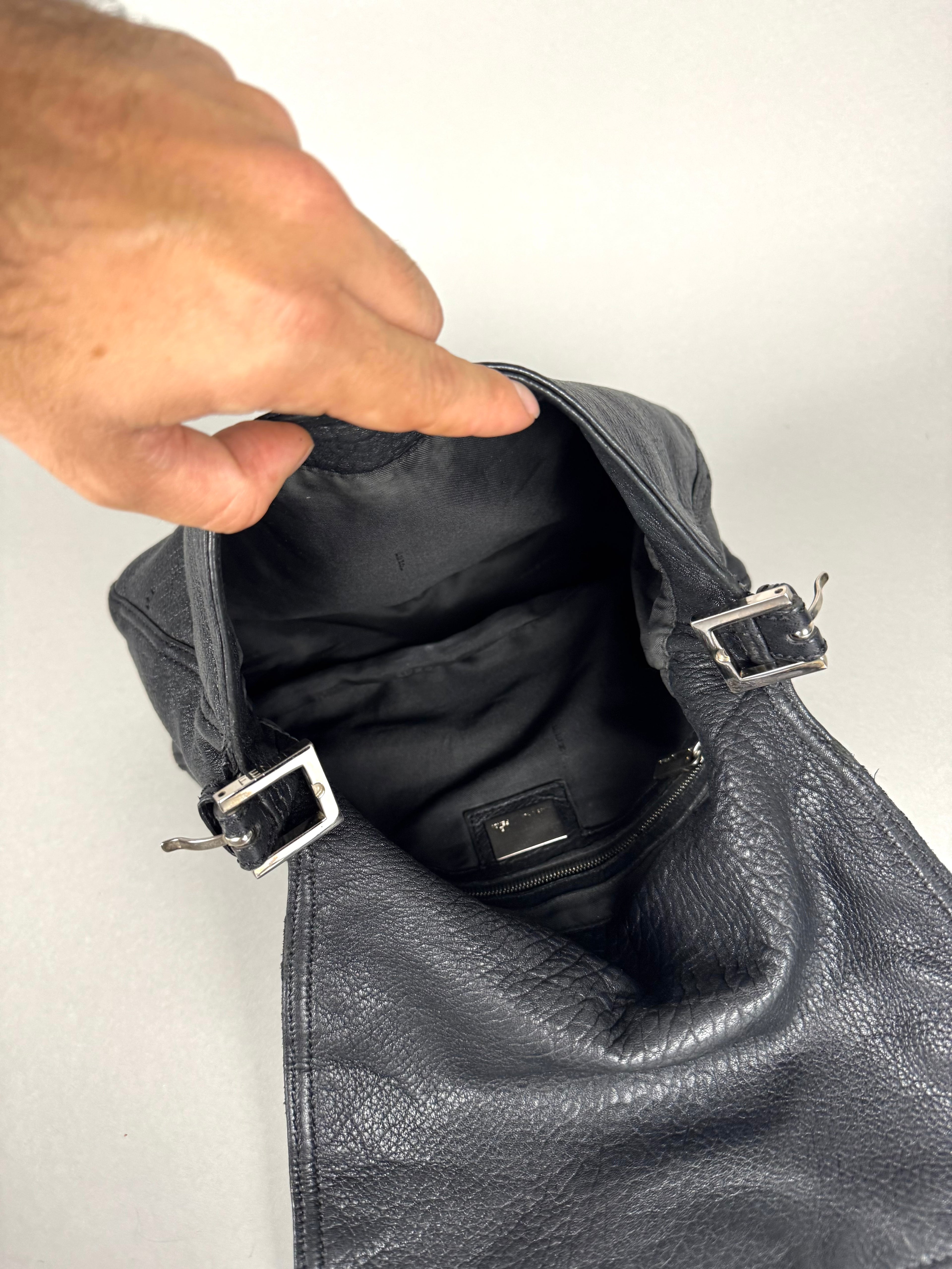 Fendi Mama Baguette Black Leather