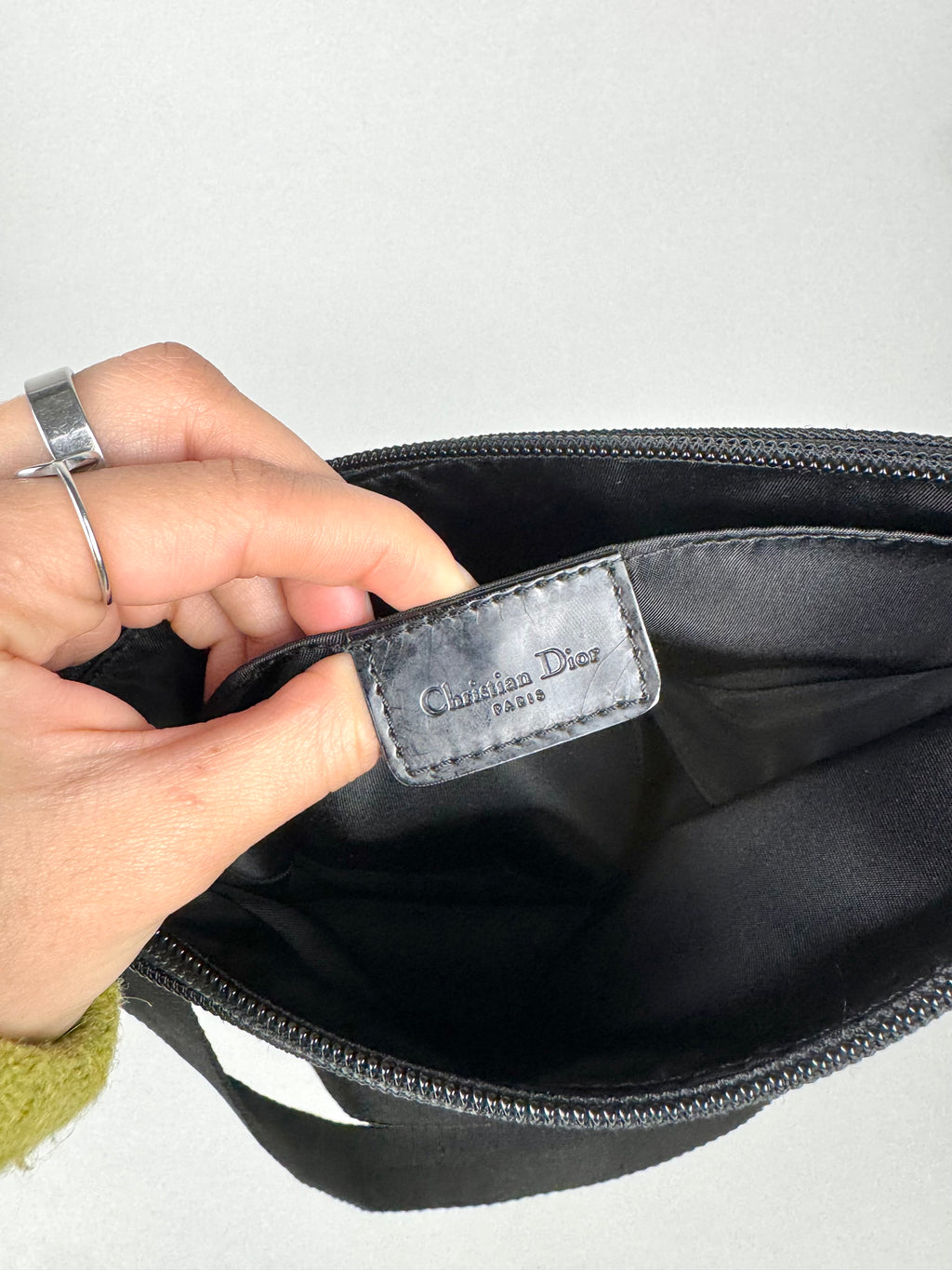 Christian Dior Mini Saddle Black Crossbody