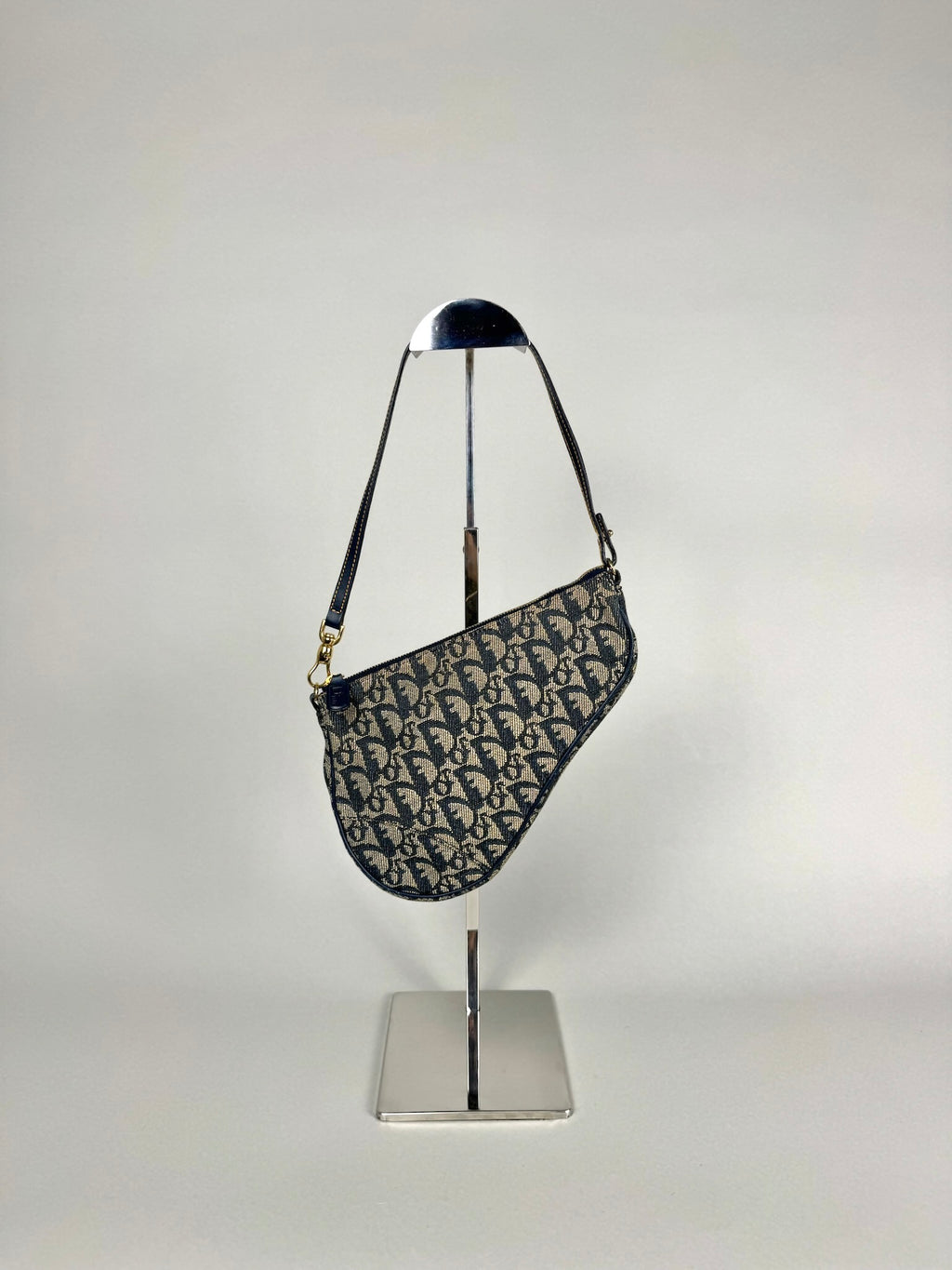 Christian Dior Mini Saddle Monogram Oblique Blue