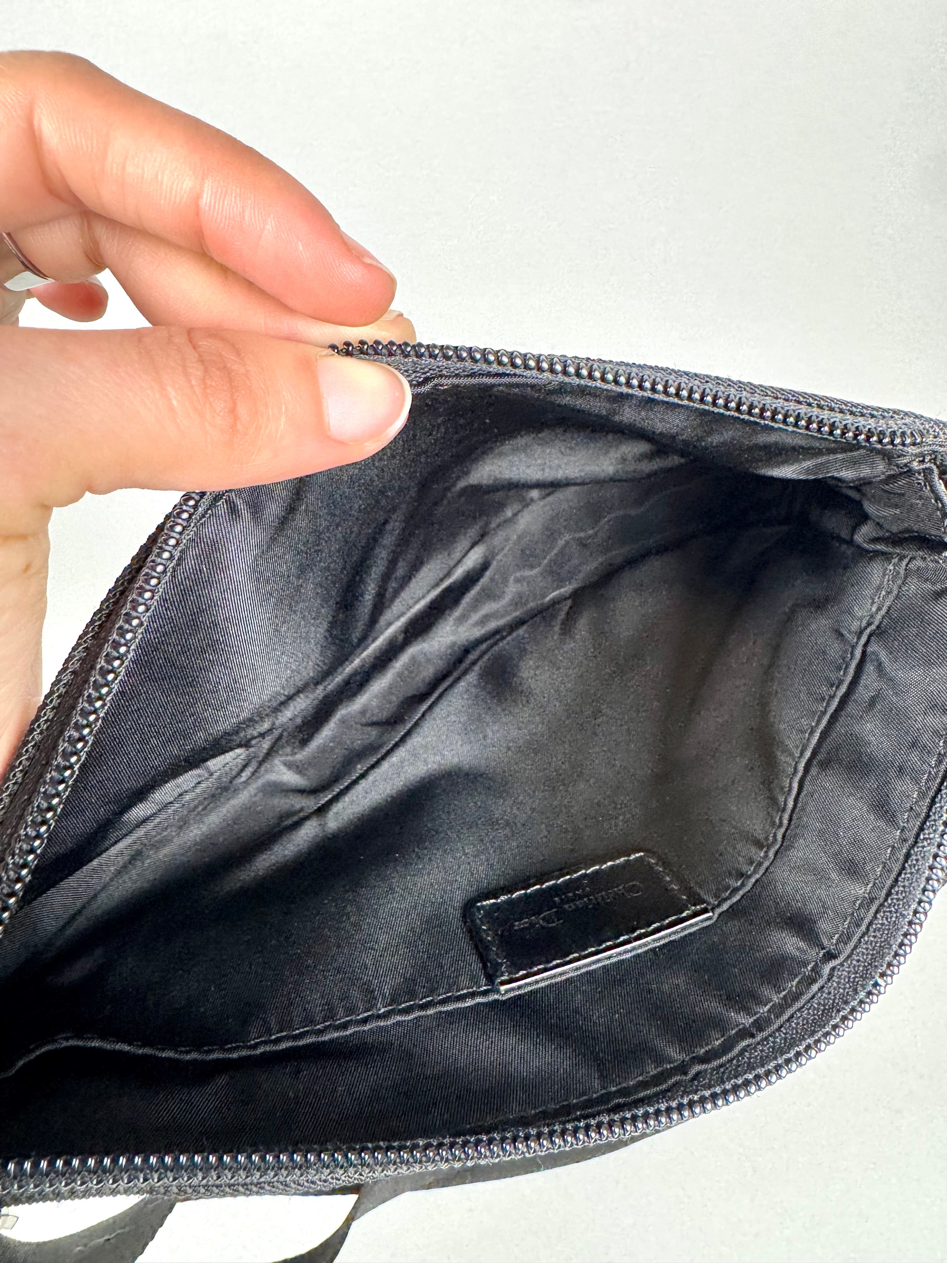 Christian Dior Mini Saddle Black Crossbody