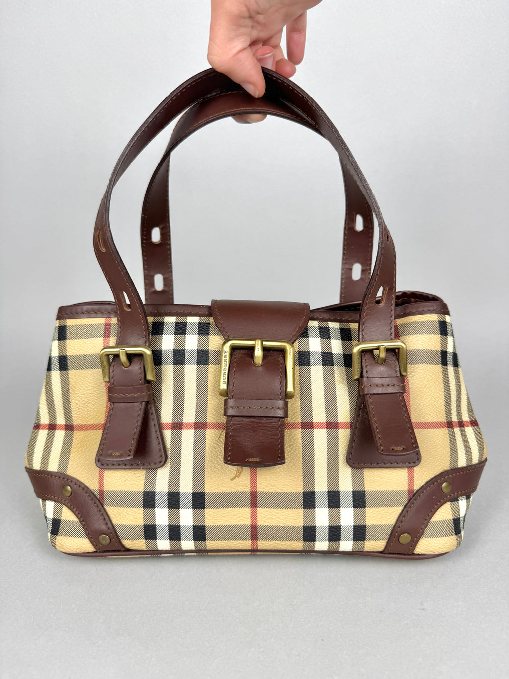 Burberry Haymarket Check Éden Tote