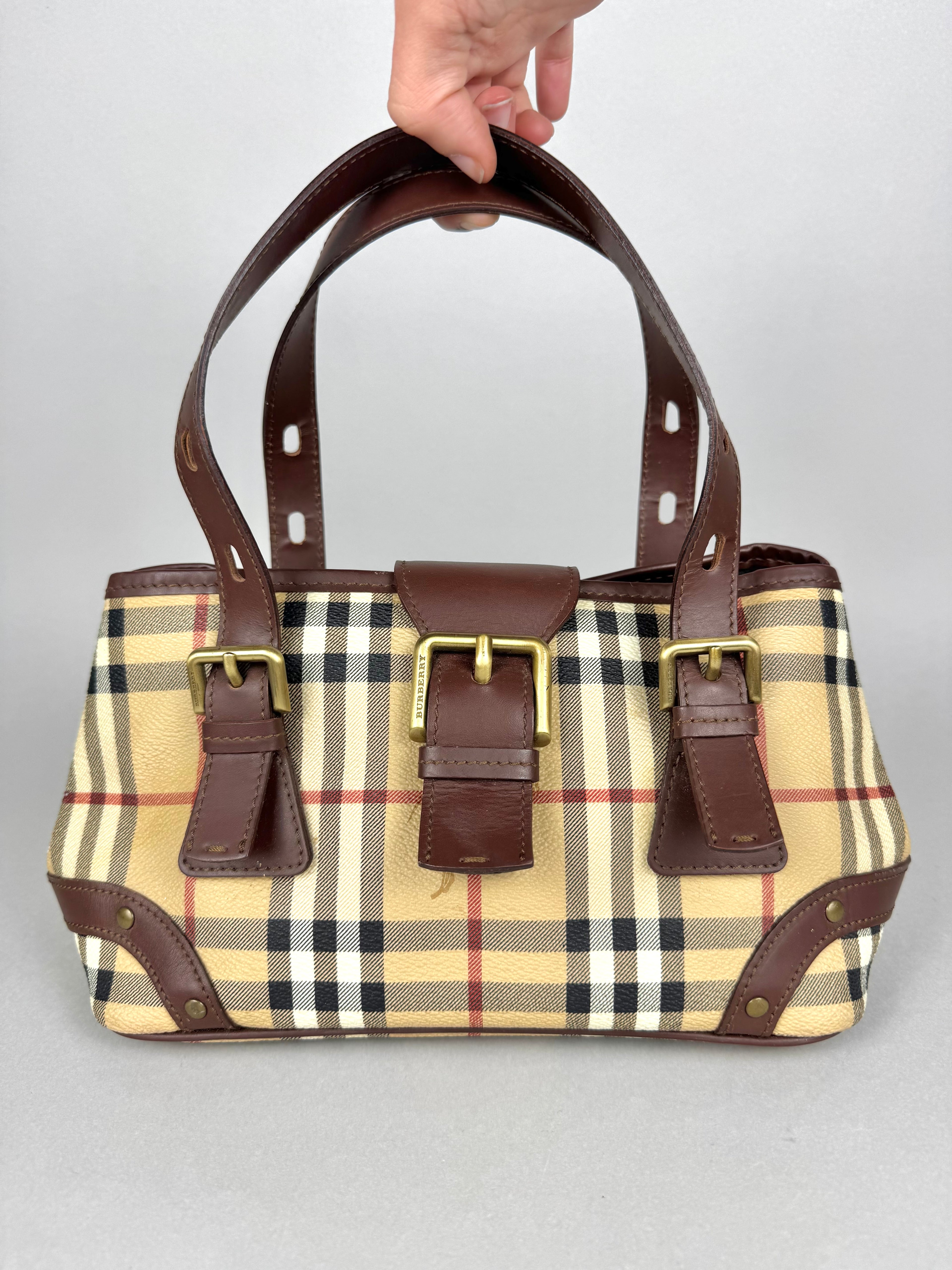 Burberry Haymarket Check Éden Tote
