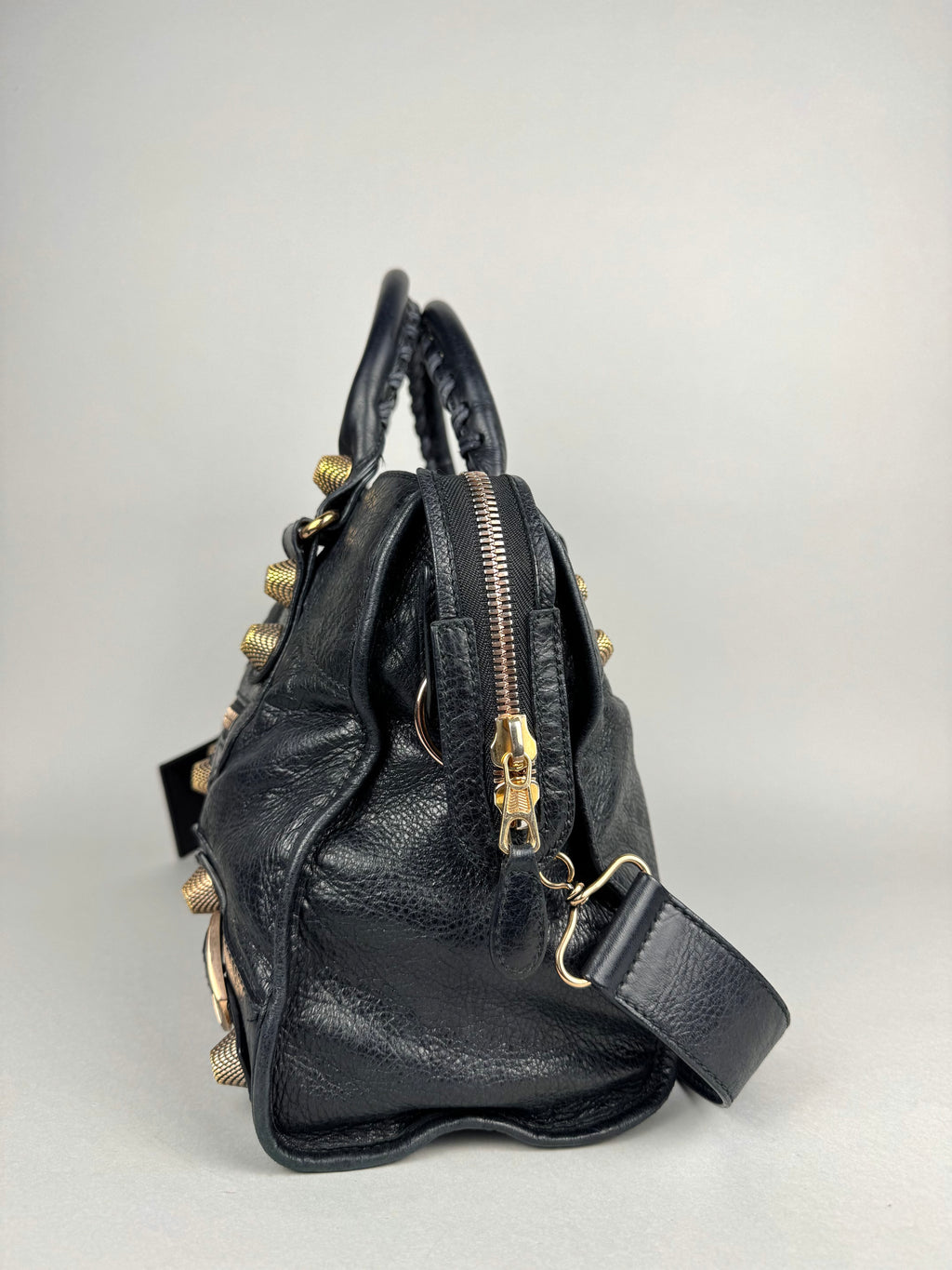 Balenciaga City Black Leather