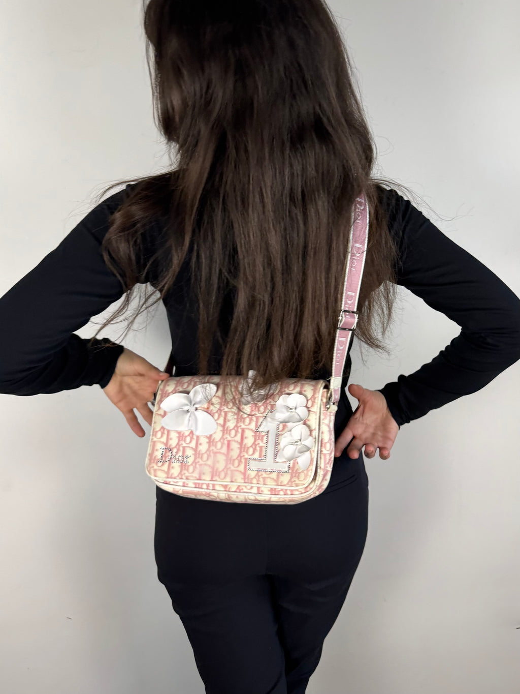 Christian Dior Girly Pink Monogram Reporter Crossbody