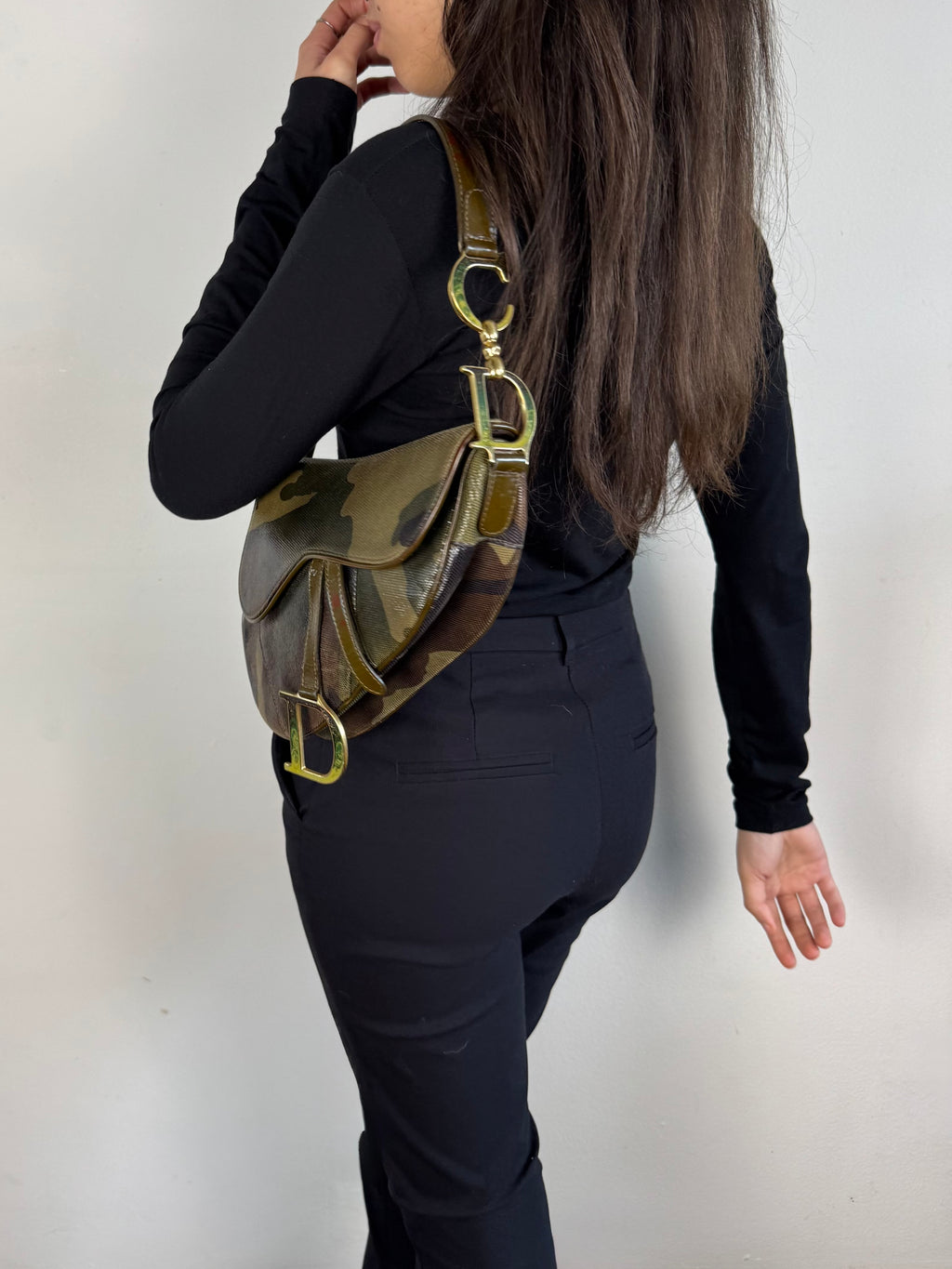 Christian Dior Saddle Camouflage