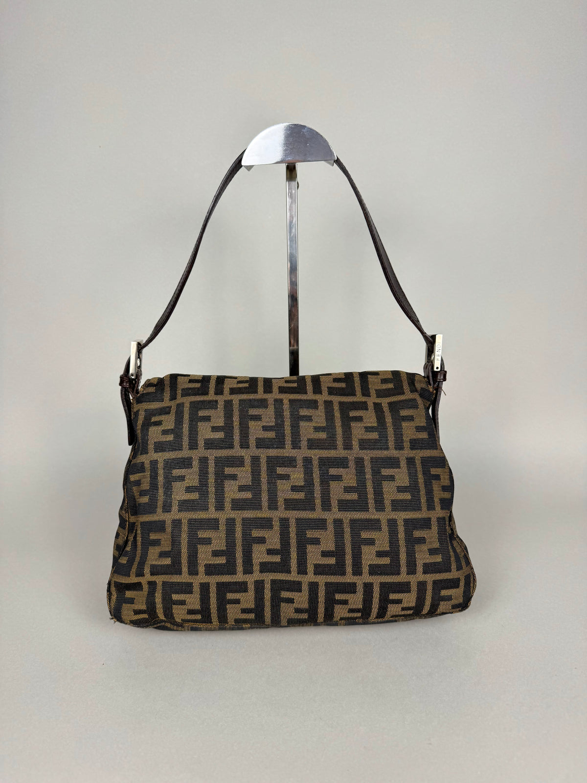 Fendi Monogram Zucca Mamma Baguette