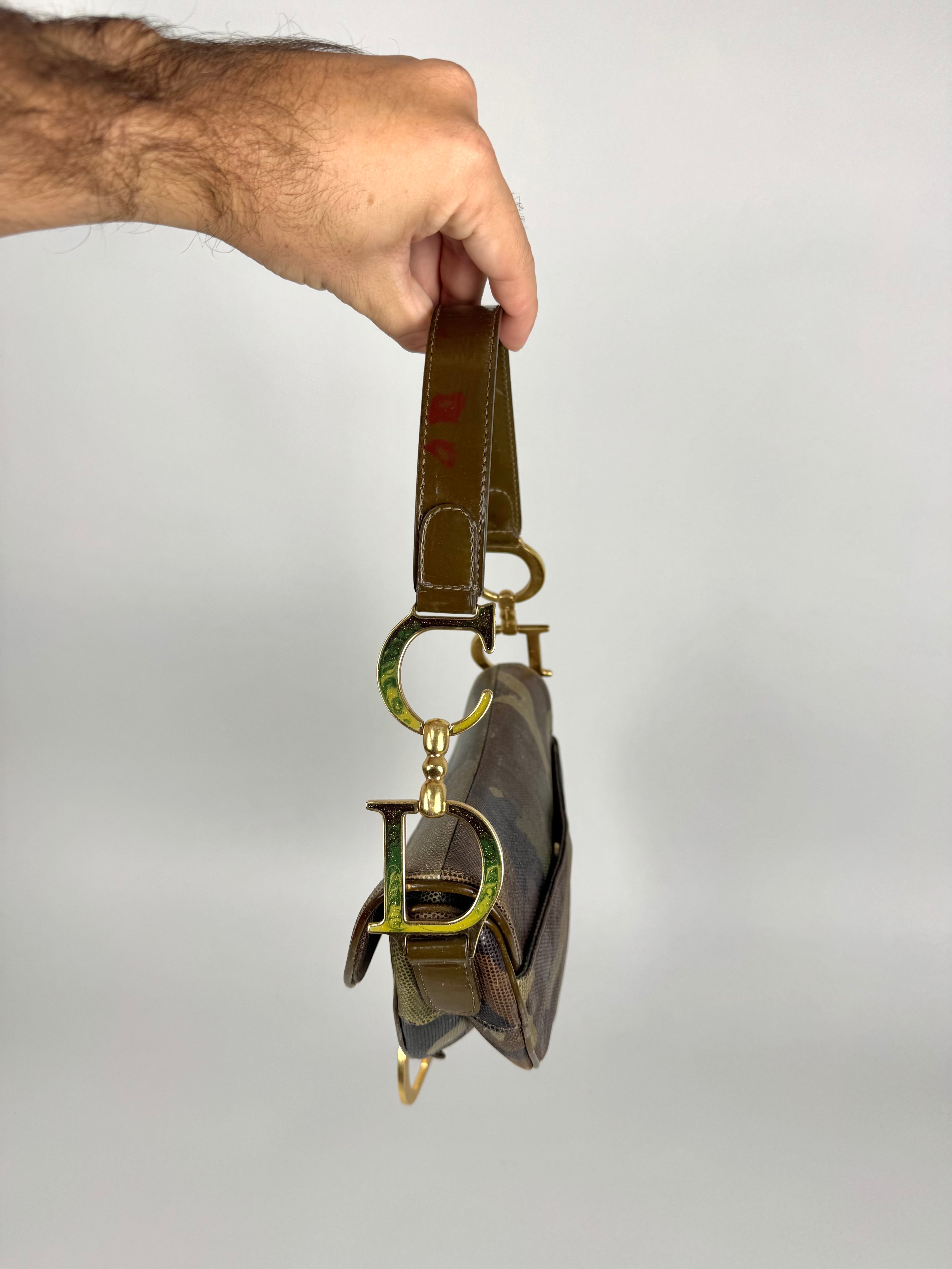 Christian Dior Saddle Camouflage