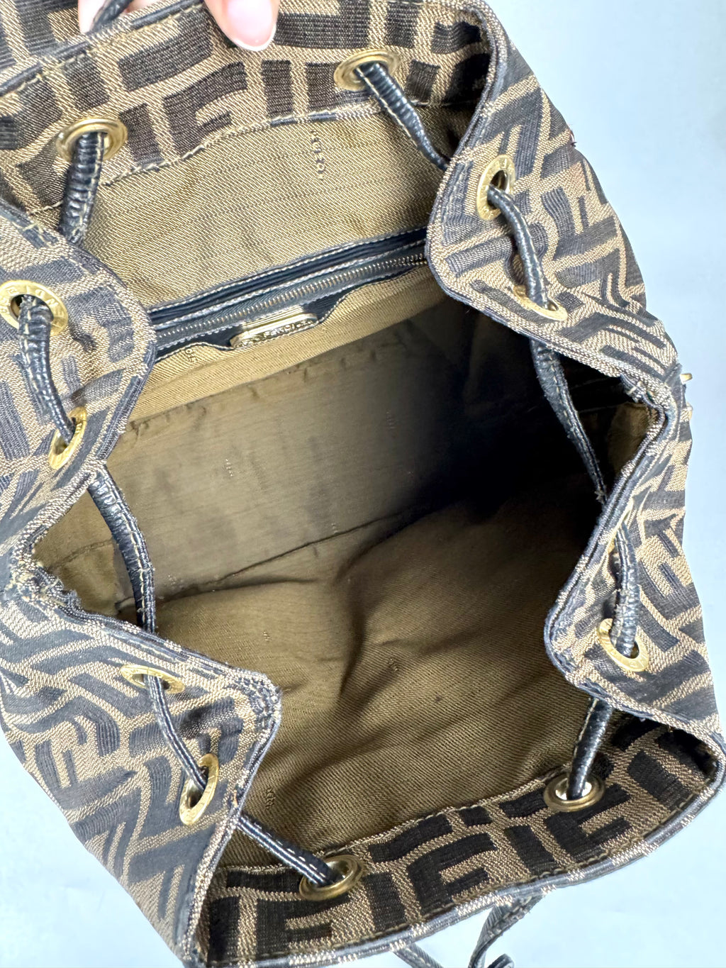Fendi Monogram Zucca Backpack