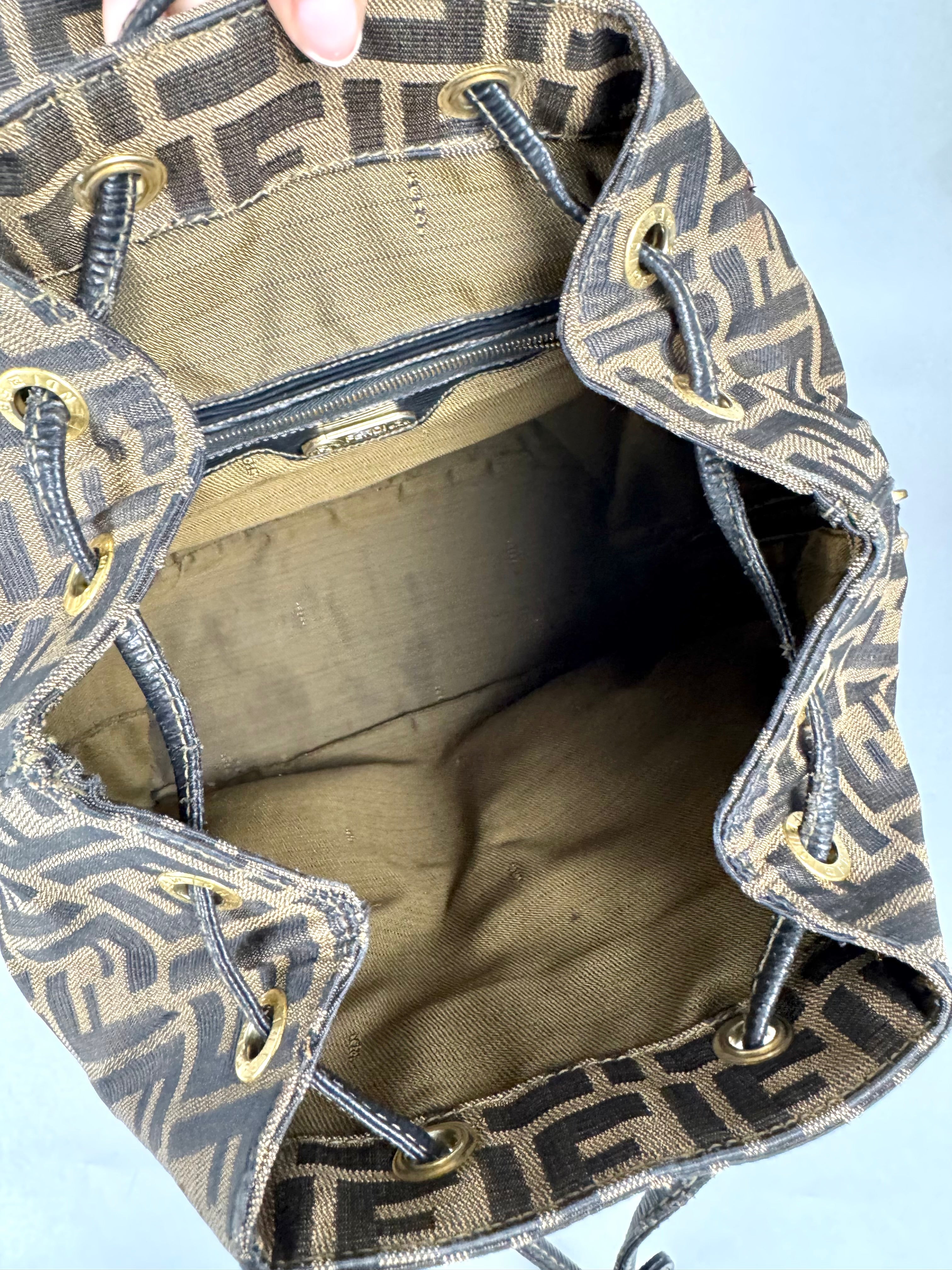 Fendi Monogram Zucca Backpack