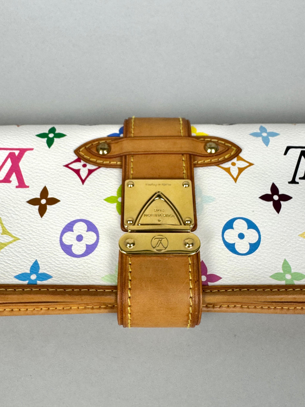 Louis Vuitton Shirley Monogram Multicolor White